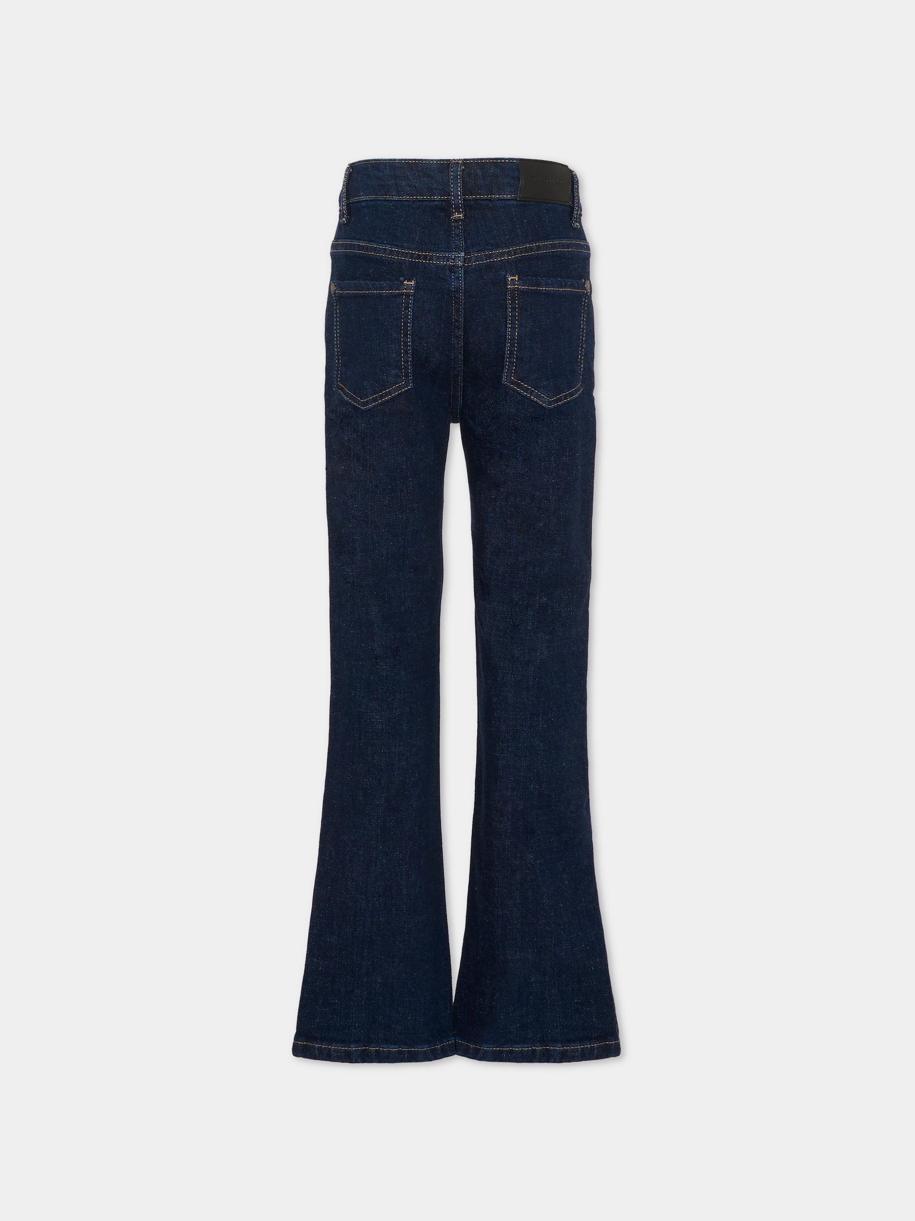 Jeans denim per bambina,Trussardi Junior,TGA25101JE DENIM BLUE DARK