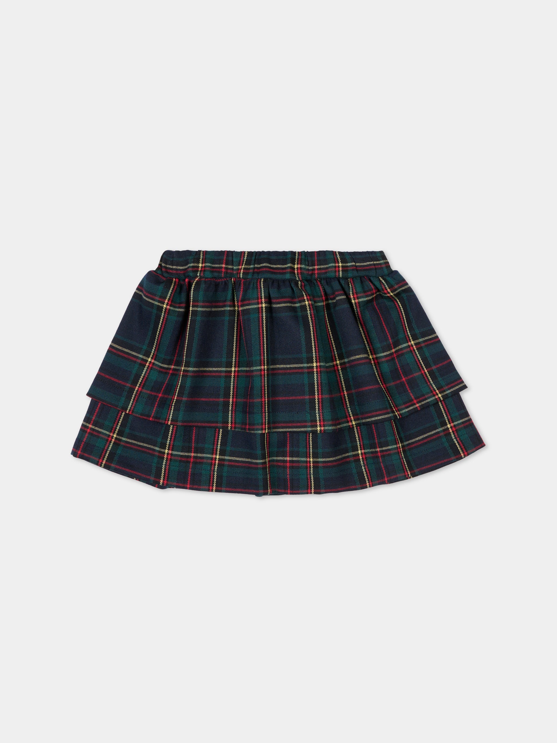 Gonna verde per neonata,Trussardi Junior,TIA25213GO COLD TARTAN