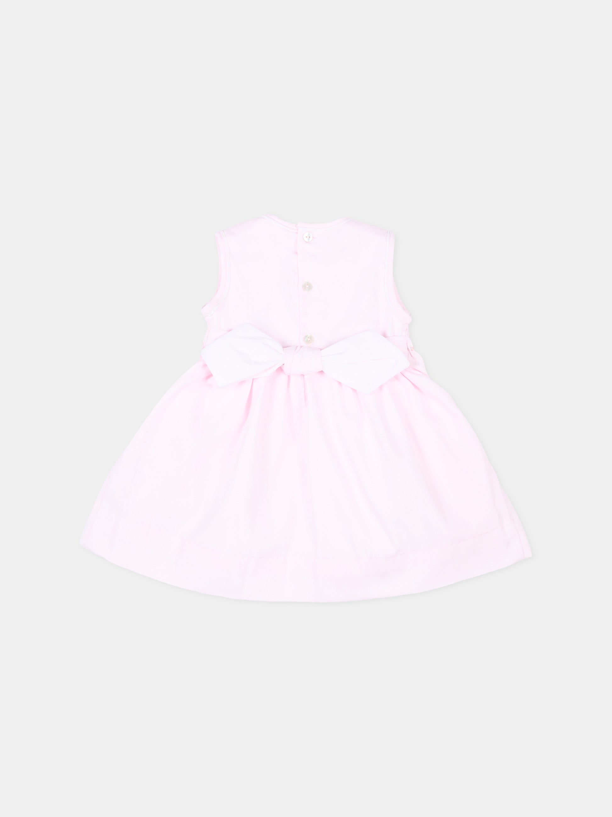 Vestito rosa Emma per neonata,Kidiwi Handmade,36151-TPQ03