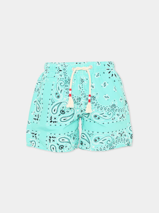 Boxer mare azzurro Caprese Jr per bambino,Mc2 Saint Barth,CAP0003 03267L