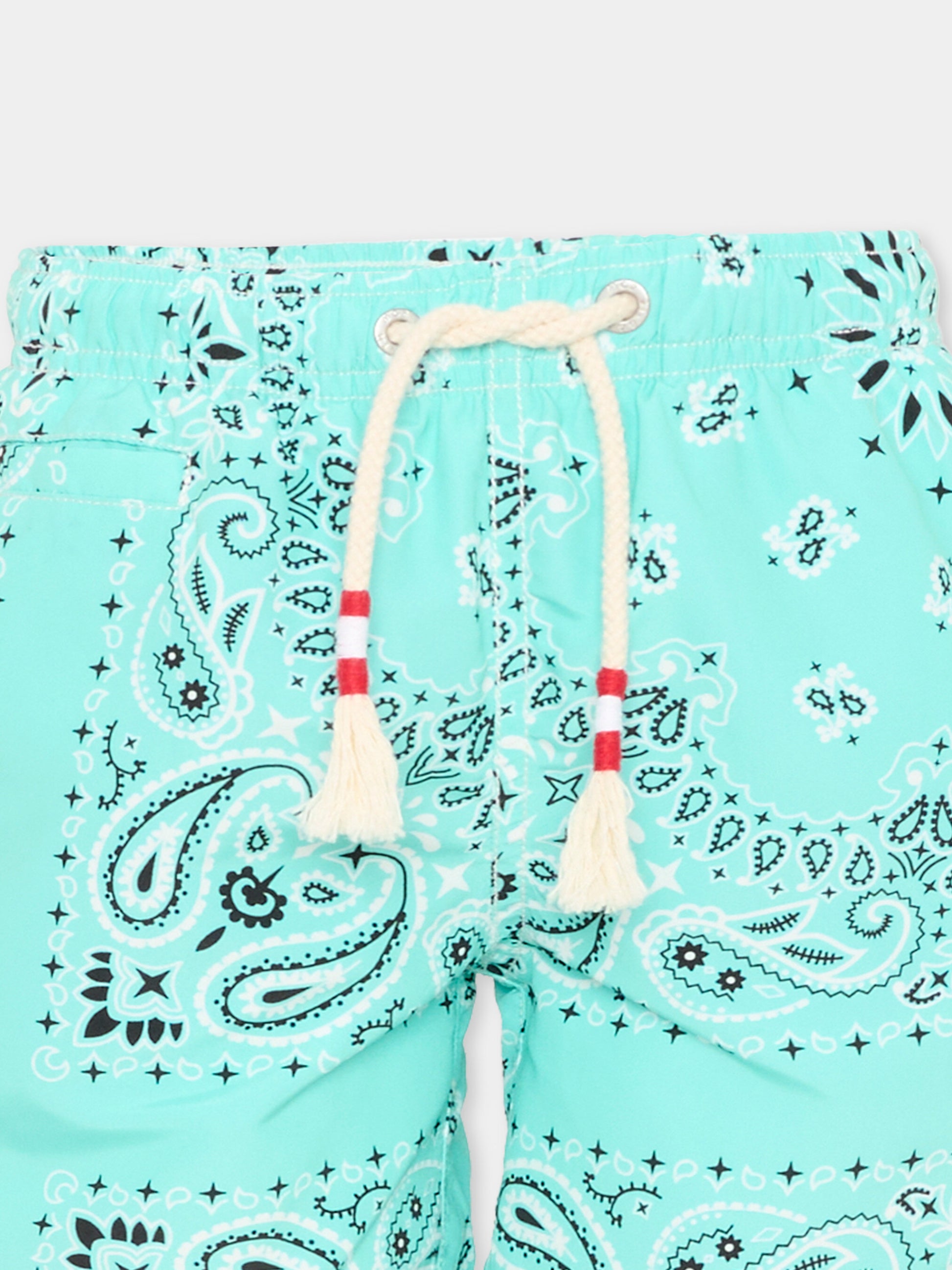 Boxer mare azzurro Caprese Jr per bambino,Mc2 Saint Barth,CAP0003 03267L