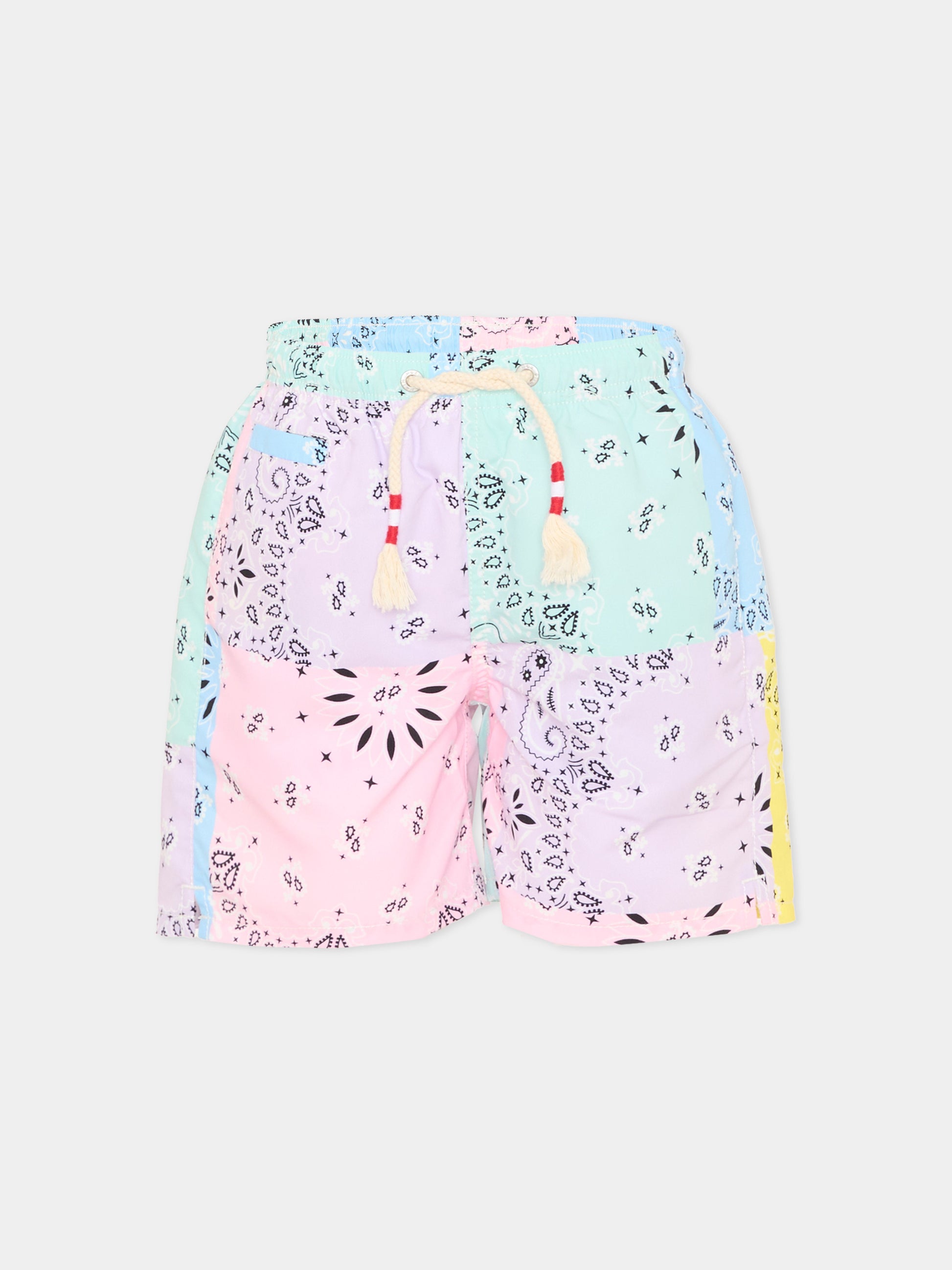 Boxer mare multicolor  Caprese Jr  per bambino,Mc2 Saint Barth,CAP0003 03277L