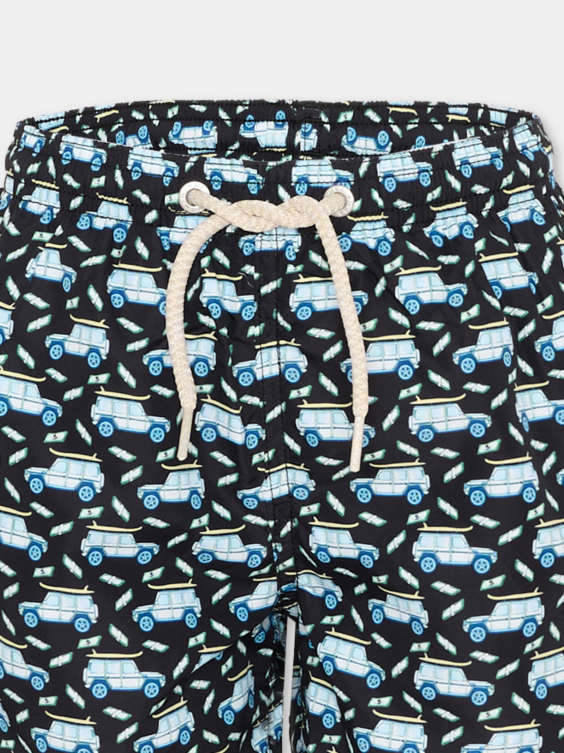 Boxer mare blu  jean lighting  per bambino,Mc2 Saint Barth,JEA0004 02238L