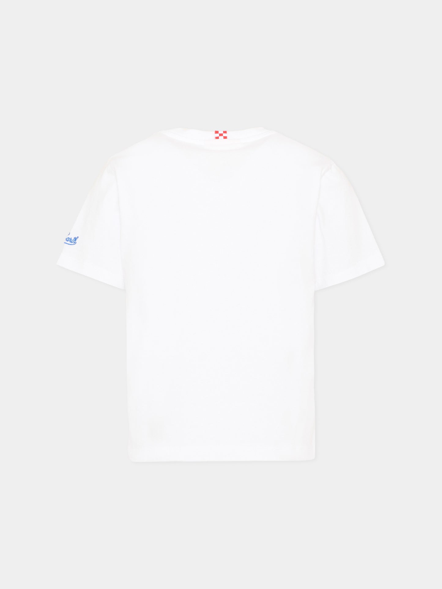 T-Shirt bianca Eddy per bambino con granchio,Mc2 Saint Barth,EDD0001 01945L