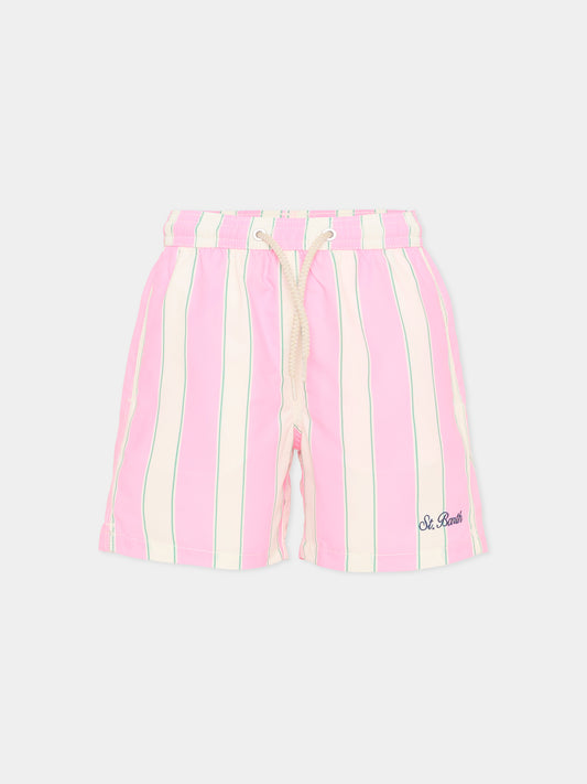 Boxer mare rosa Syros jr per bambino,Mc2 Saint Barth,SYR0002 04056L