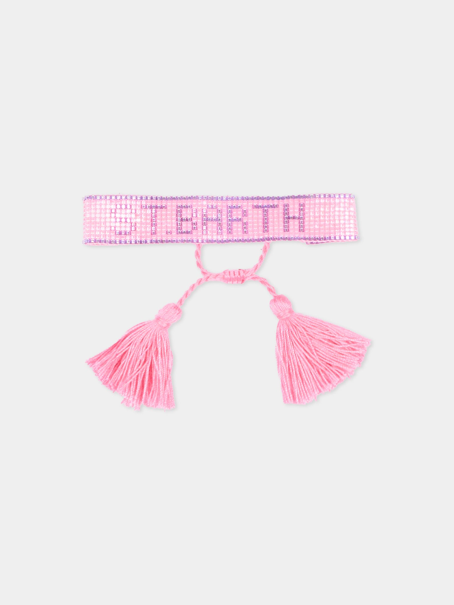 Bracciale rosa Pearls Bracelet per bambina,Mc2 Saint Barth,PEABC001 03429L