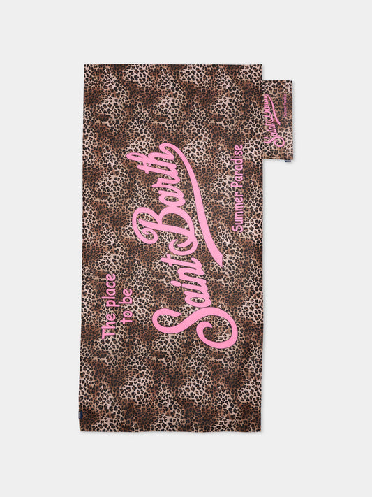 Telo mare multicolor Aidan per bambina animalier,Mc2 Saint Barth,AID0001 00653L