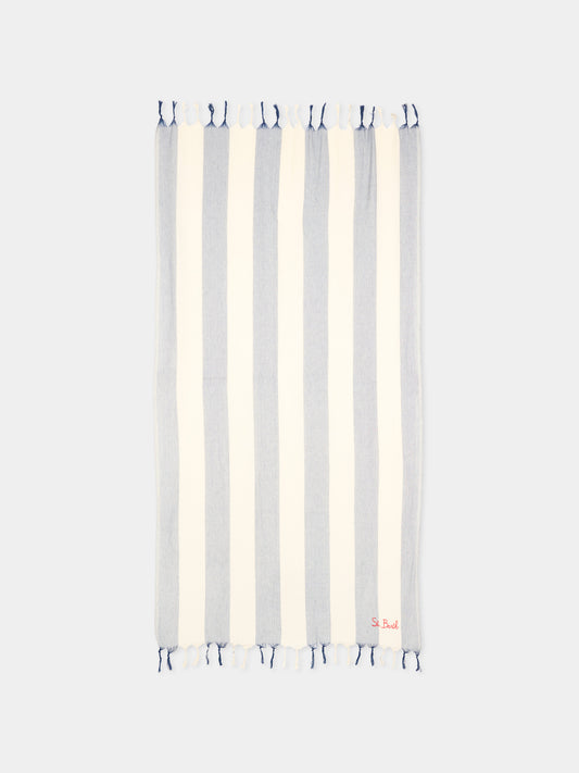 Telo mare blu Foutas Light per bambini,Mc2 Saint Barth,FOUL002 02708L