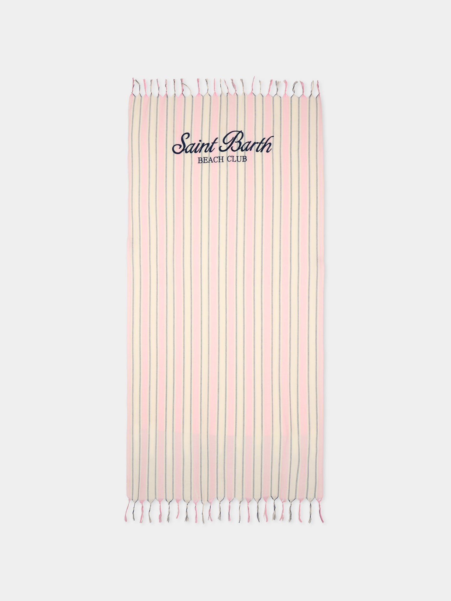 Telo mare rosa Foutas Light per bambina a righe,Mc2 Saint Barth,FOUL002 02598L