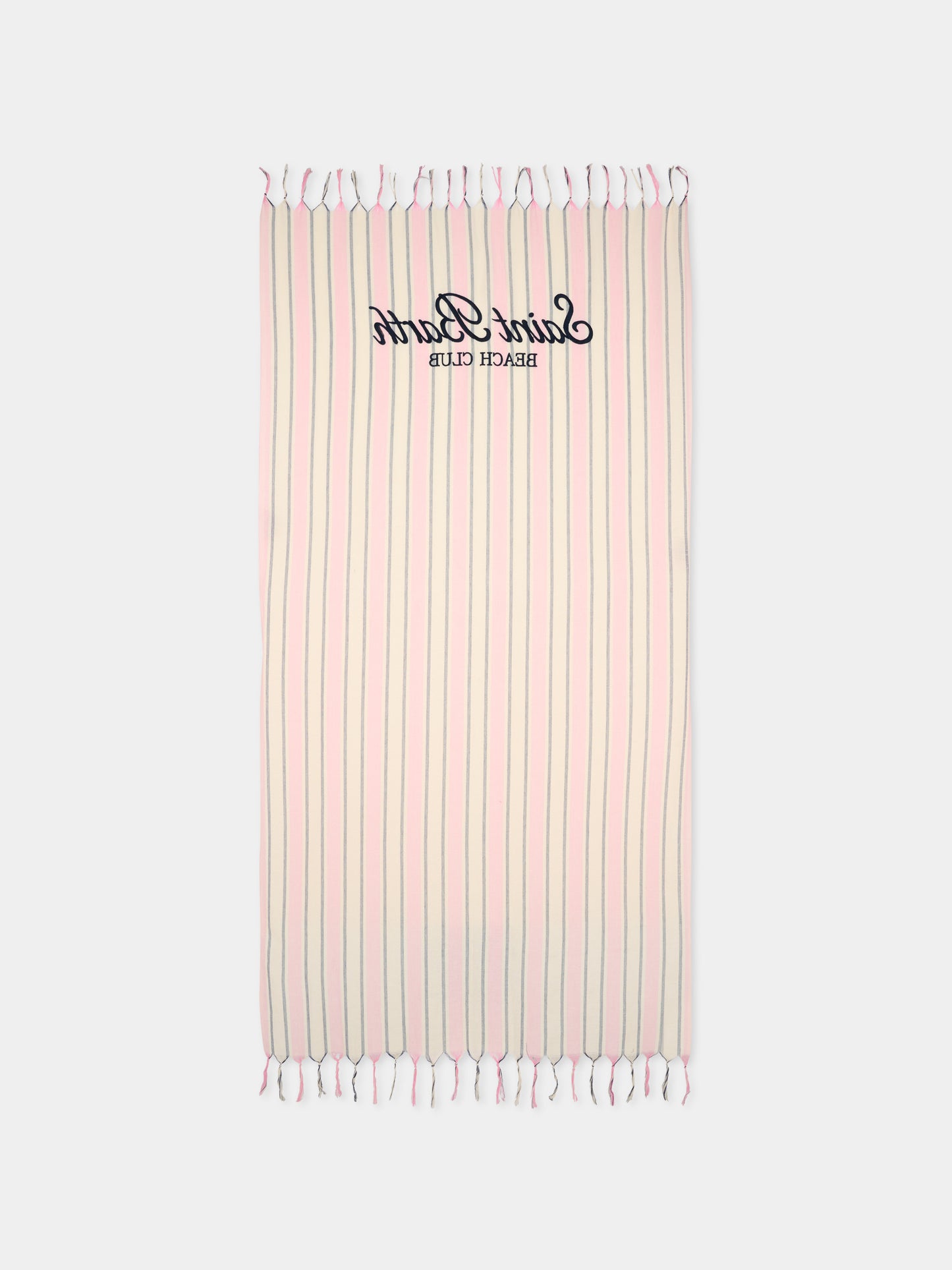 Telo mare rosa Foutas Light per bambina a righe,Mc2 Saint Barth,FOUL002 02598L