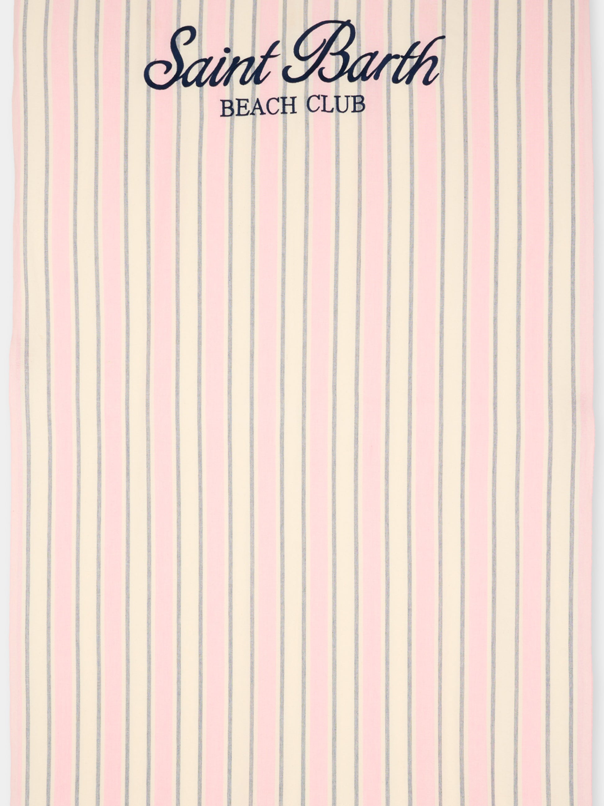 Telo mare rosa Foutas Light per bambina a righe,Mc2 Saint Barth,FOUL002 02598L