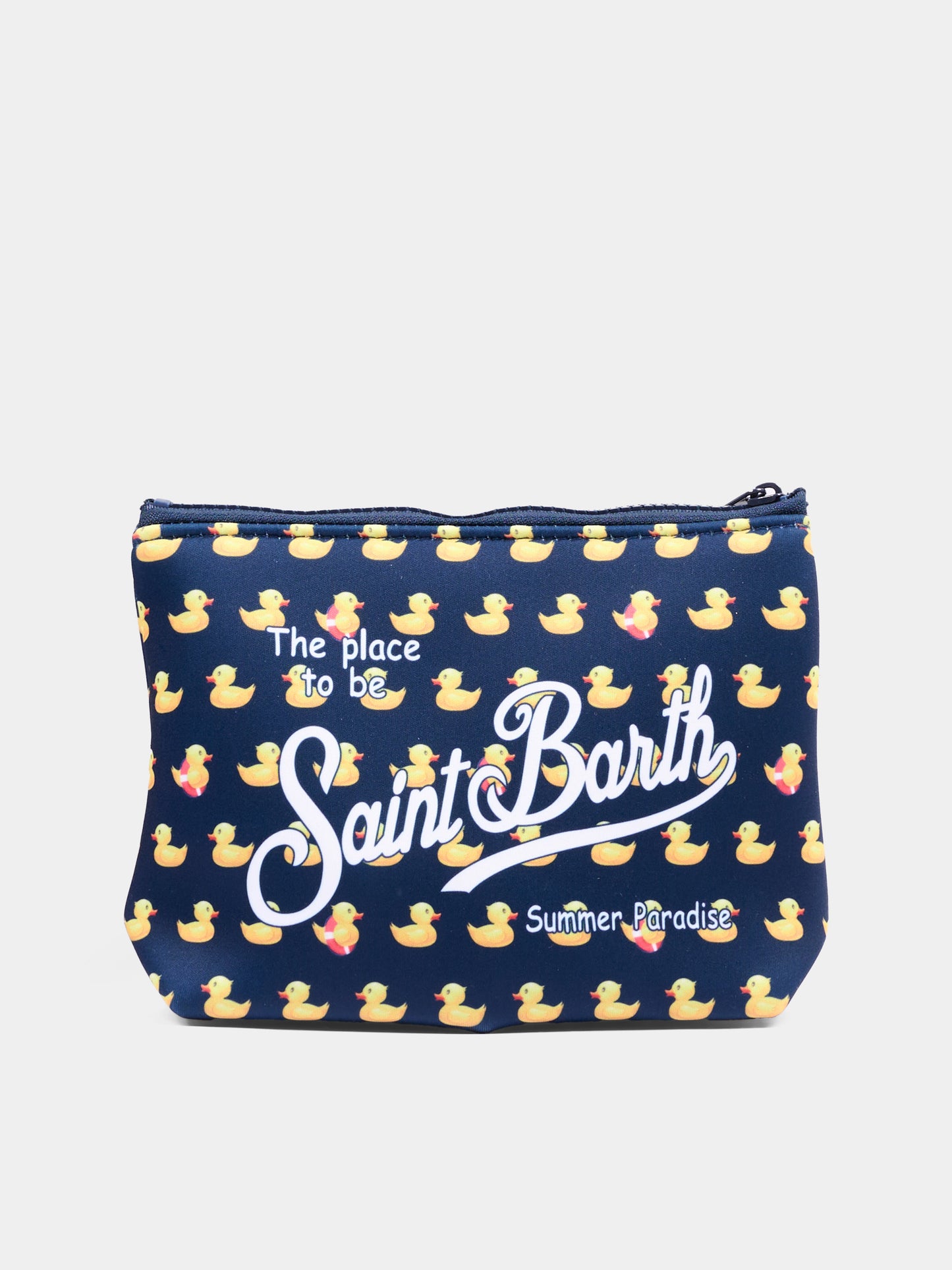 Pochette blu Aline per bambino con paperelle,Mc2 Saint Barth,ALIN001 03152L