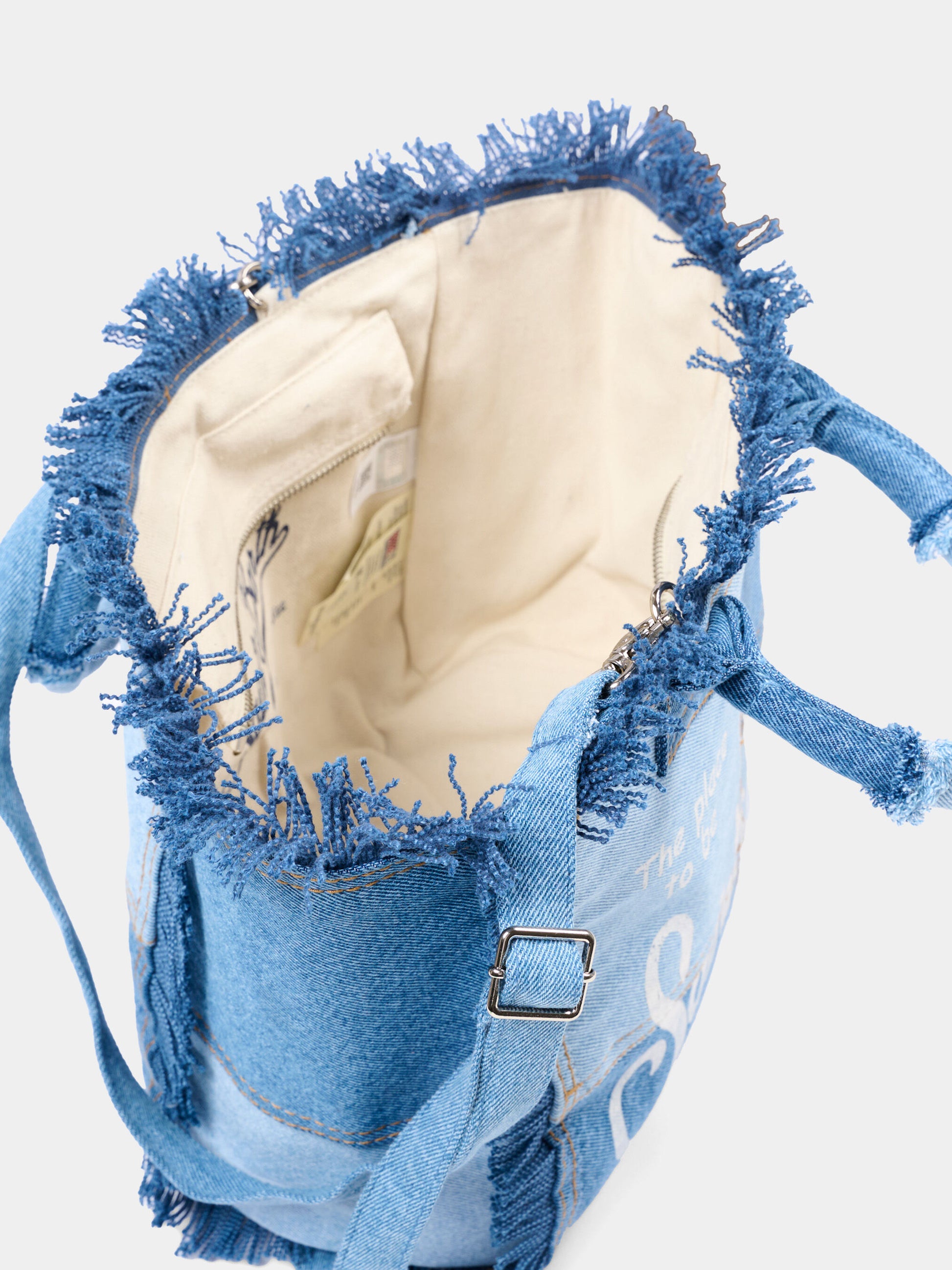 Borsa mare denim Colette per bambina,Mc2 Saint Barth,COL0001 00402L