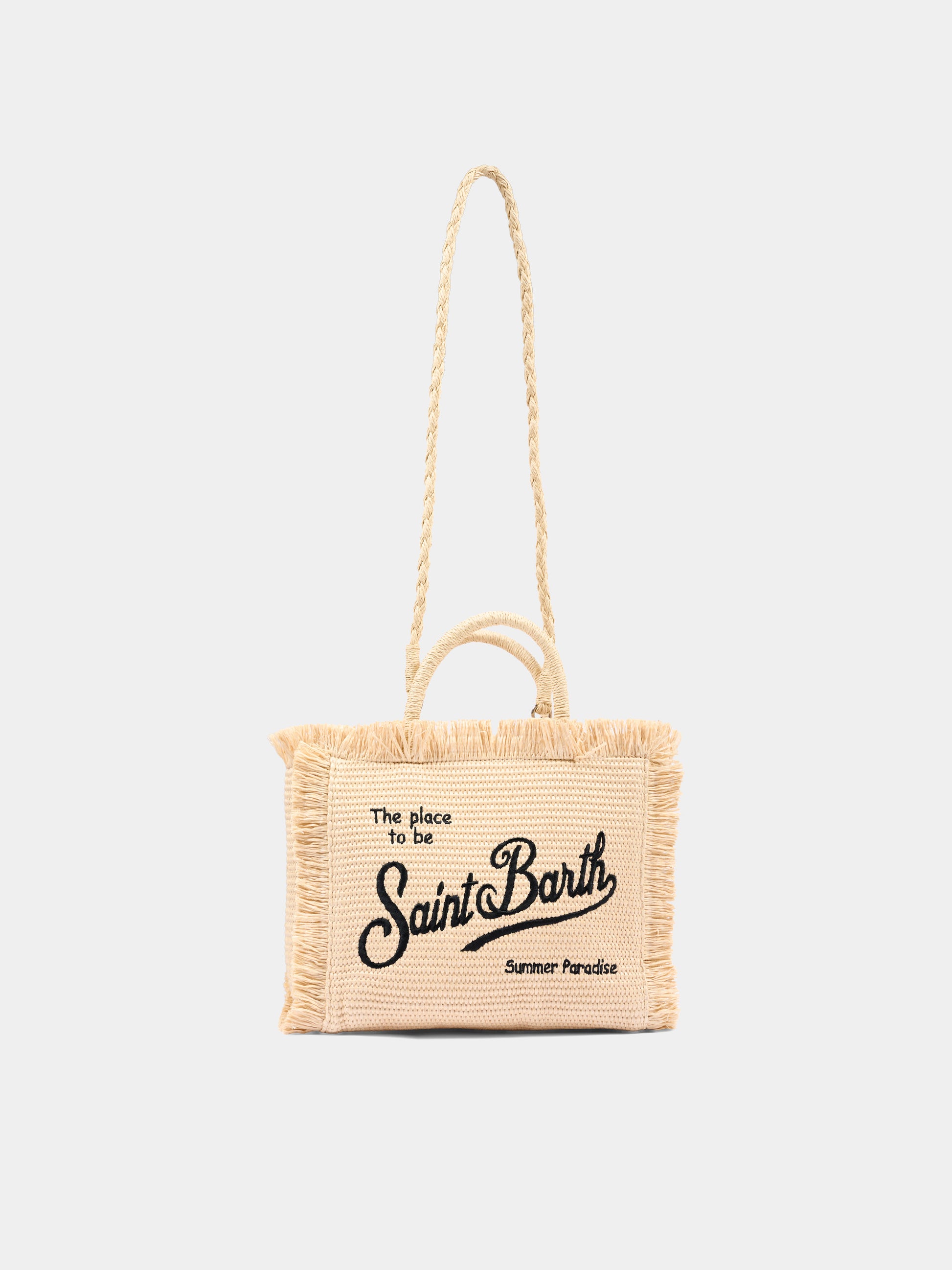 Borsa mare beige Colette Straw per bambina,Mc2 Saint Barth,COL0017 00421L