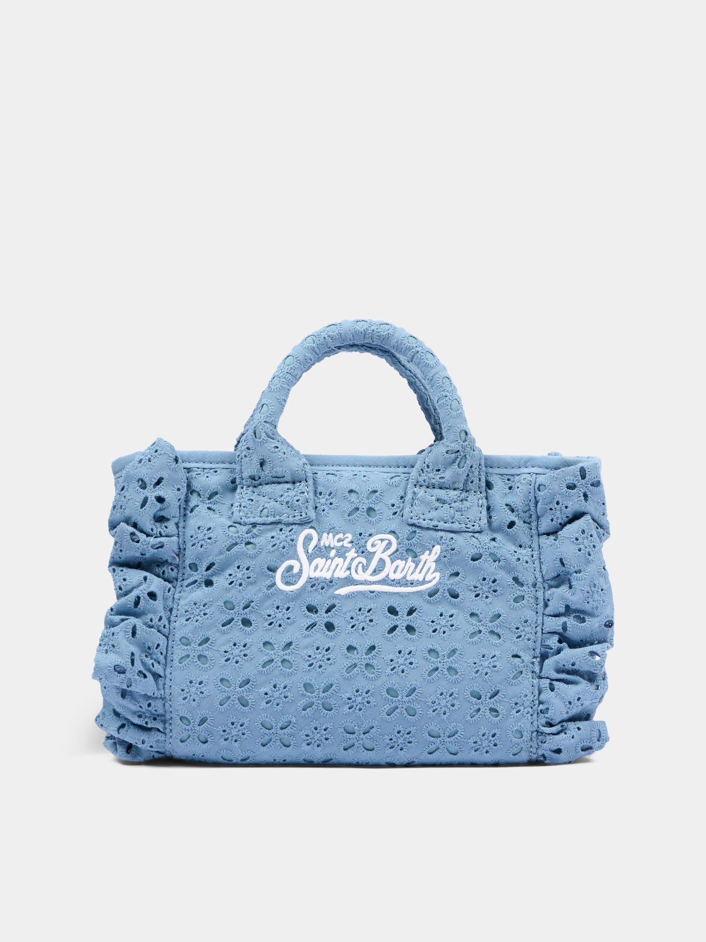 Borsa blu Vanity Mini Volant per bambina,Mc2 Saint Barth,VAMI018 00549L