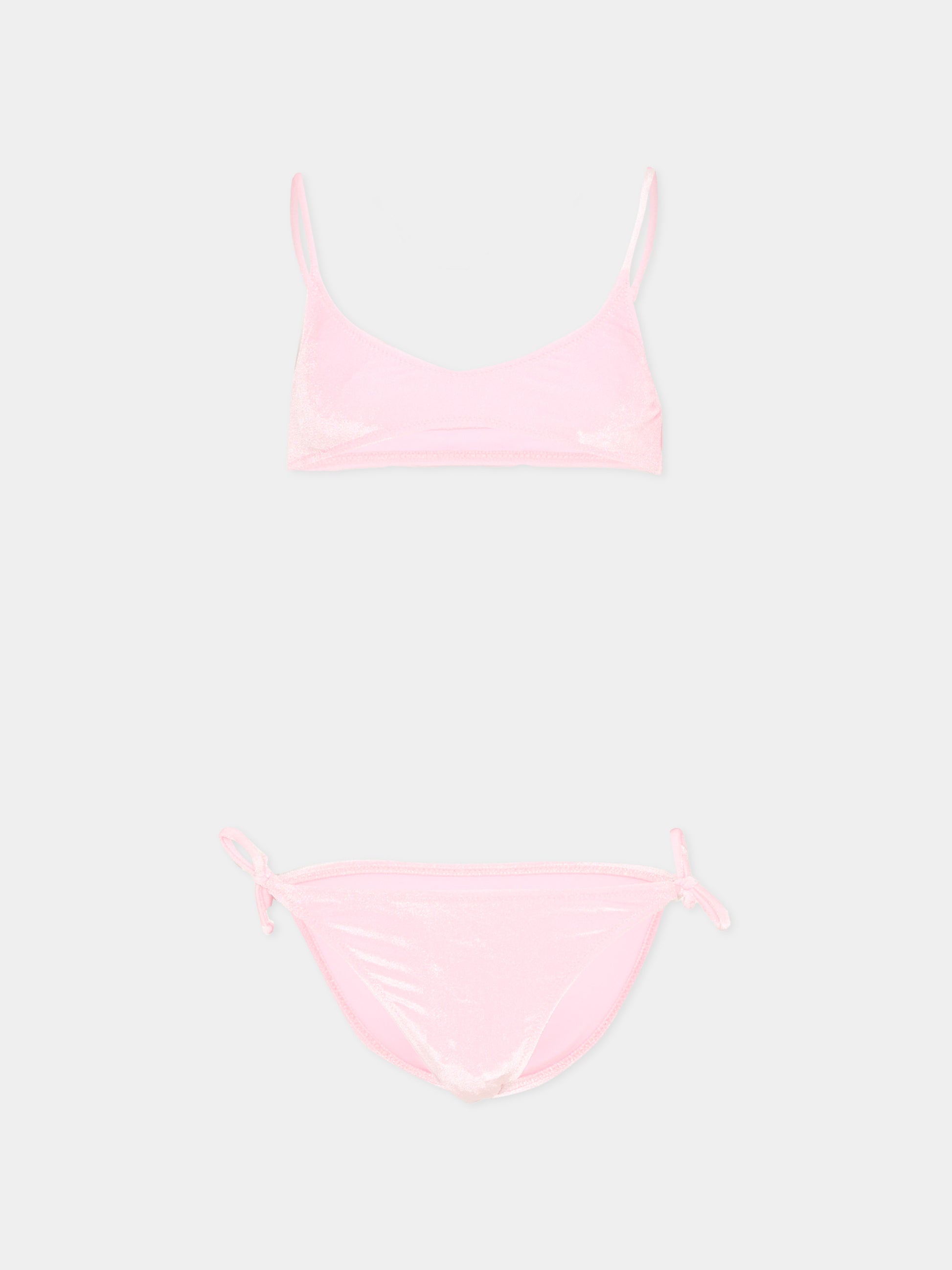 Slip e bikini rosa  Paloma Jr  per bambina,Mc2 Saint Barth,PALO002 00192L