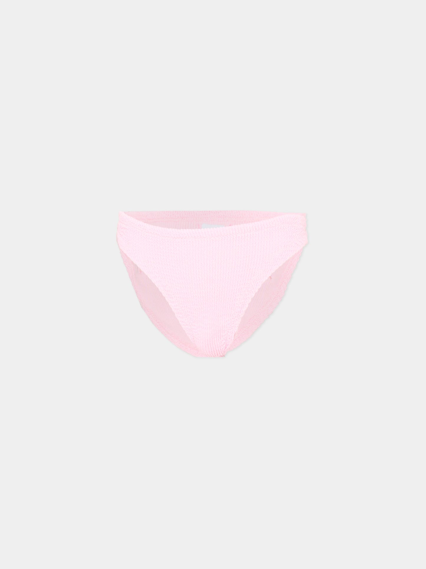 Slip bikini rosa  madame w  per bambina,Mc2 Saint Barth,MAD0002 02943L