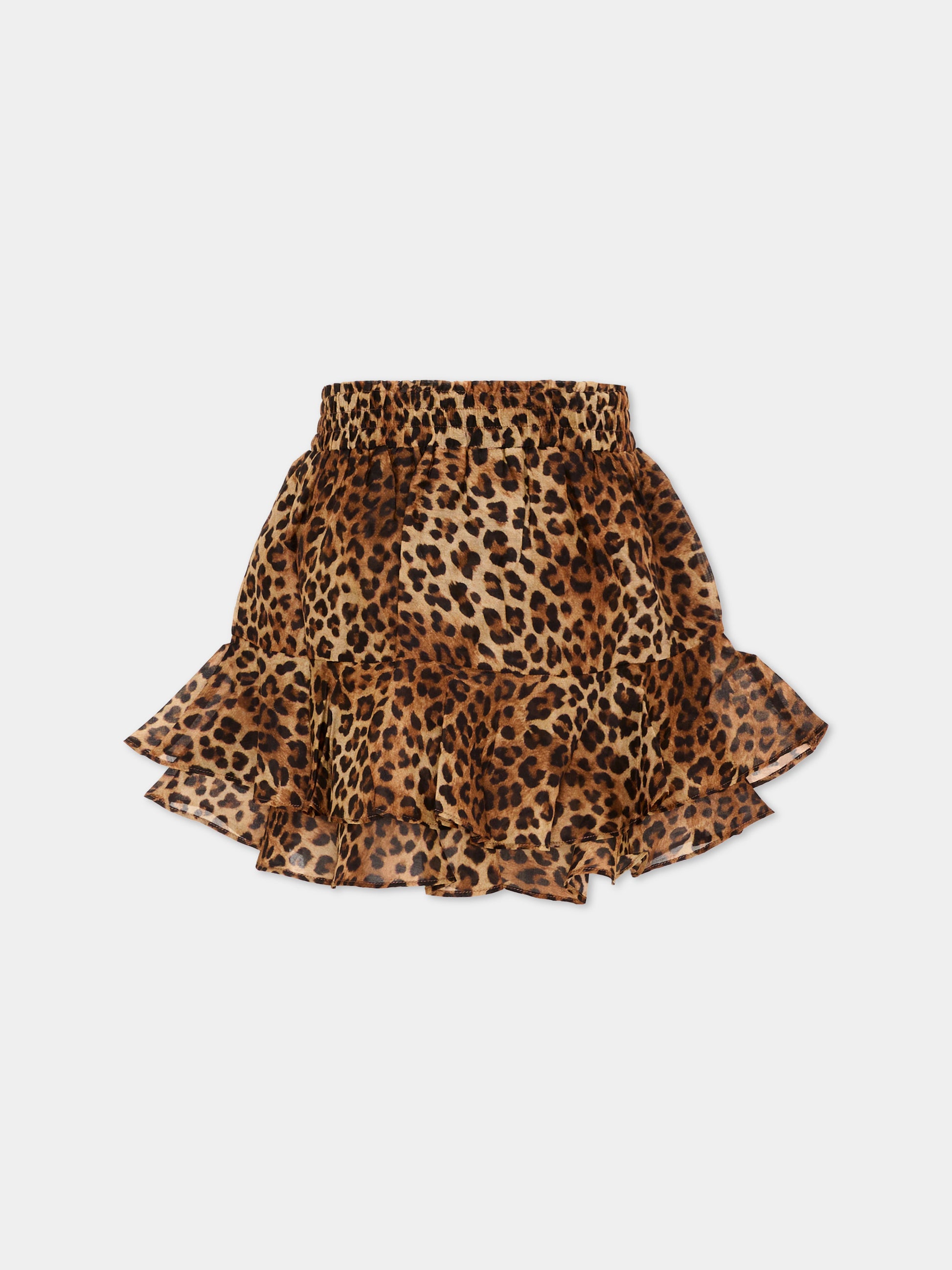 Gonna marrone  Eivissa Jr  per bambina,Mc2 Saint Barth,EIV002 00168L