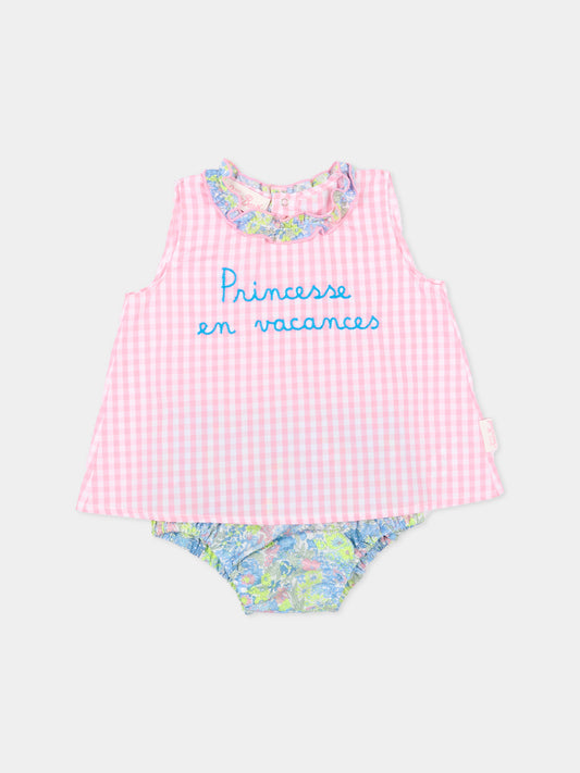 Completo rosa Abbey per neonata,Mc2 Saint Barth,ABB0002 00974L