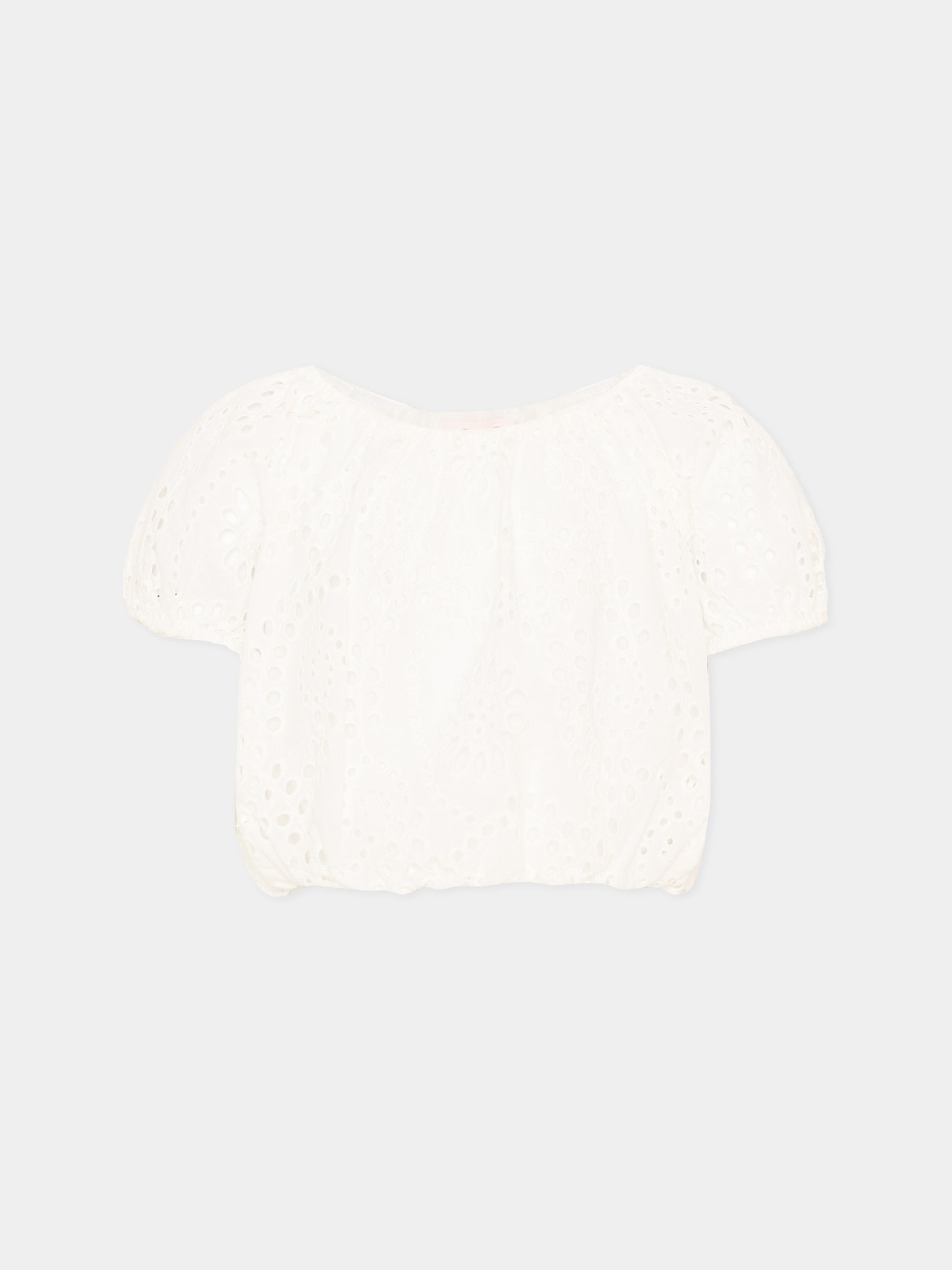 Top bianco Giada Jr per bambina,Mc2 Saint Barth,GIA0001 01444L