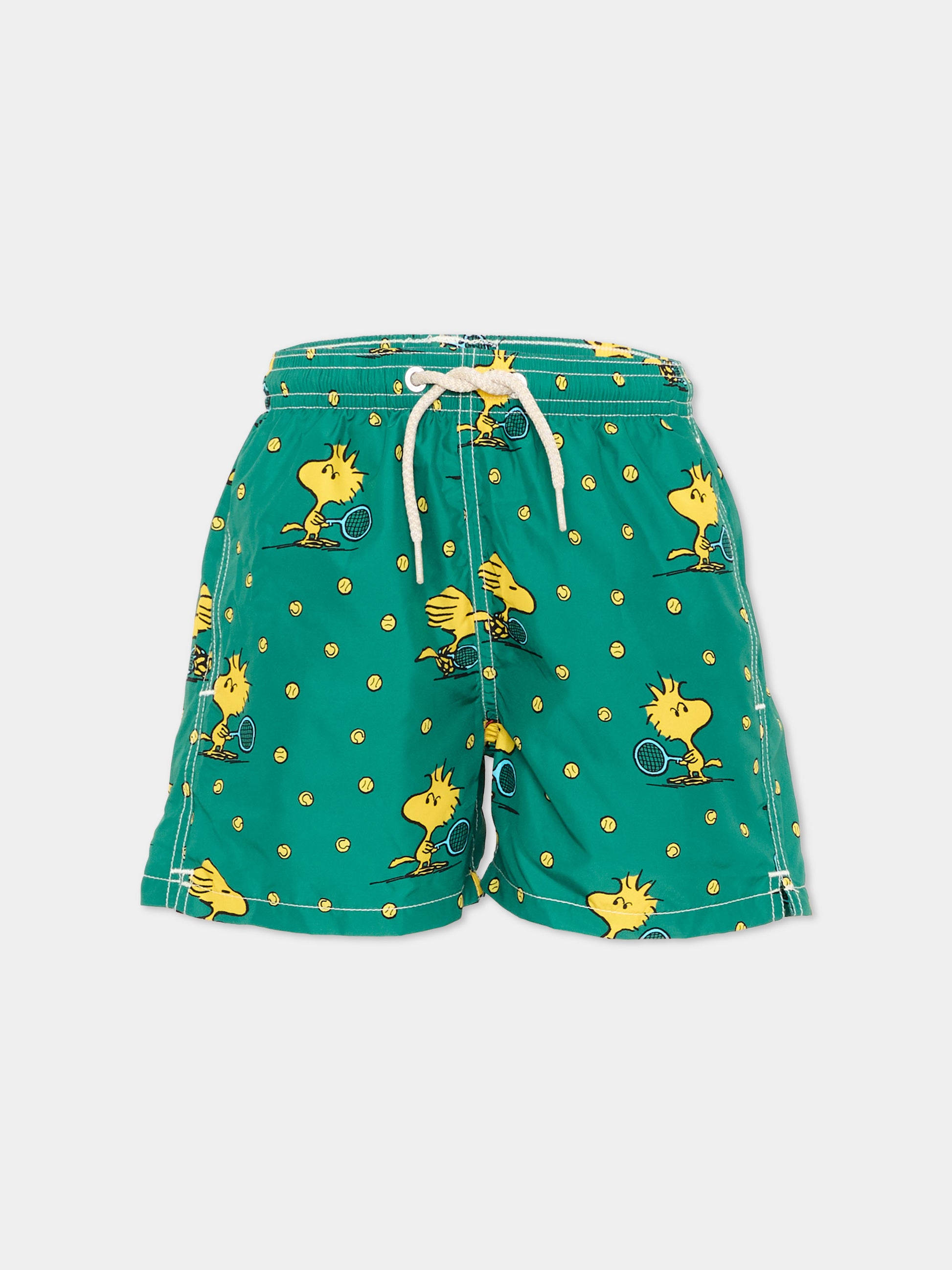Boxer mare verde Jean Lighting per bambino con Peanuts,Mc2 Saint Barth,JEA0004 01072L