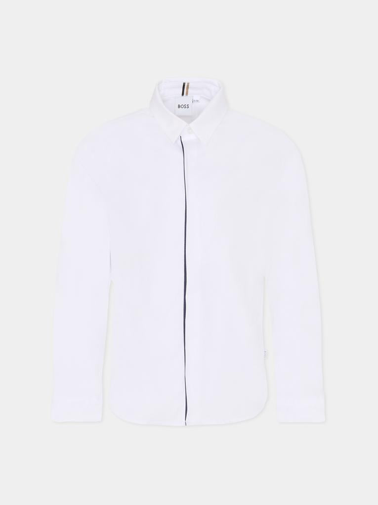 Camicia bianca per bambino,Boss,J51132 10P