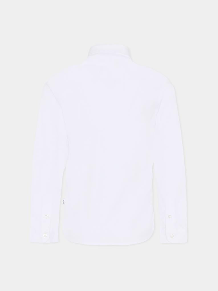 Camicia bianca per bambino,Boss,J51132 10P