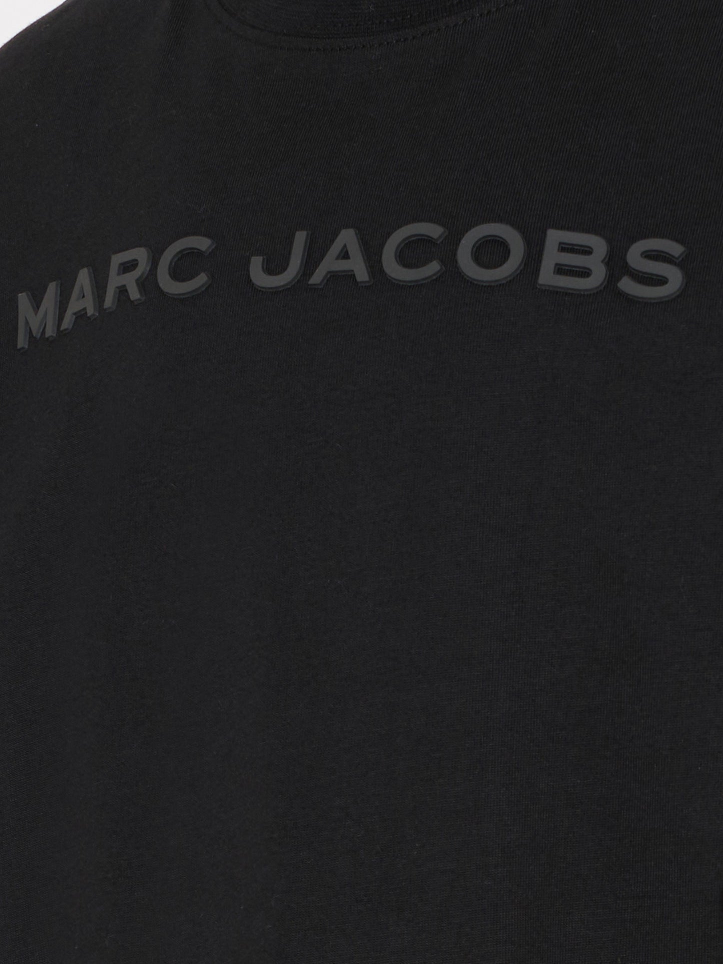 T-shirt nera per bambino con logo,Marc Jacobs,W60322 09B