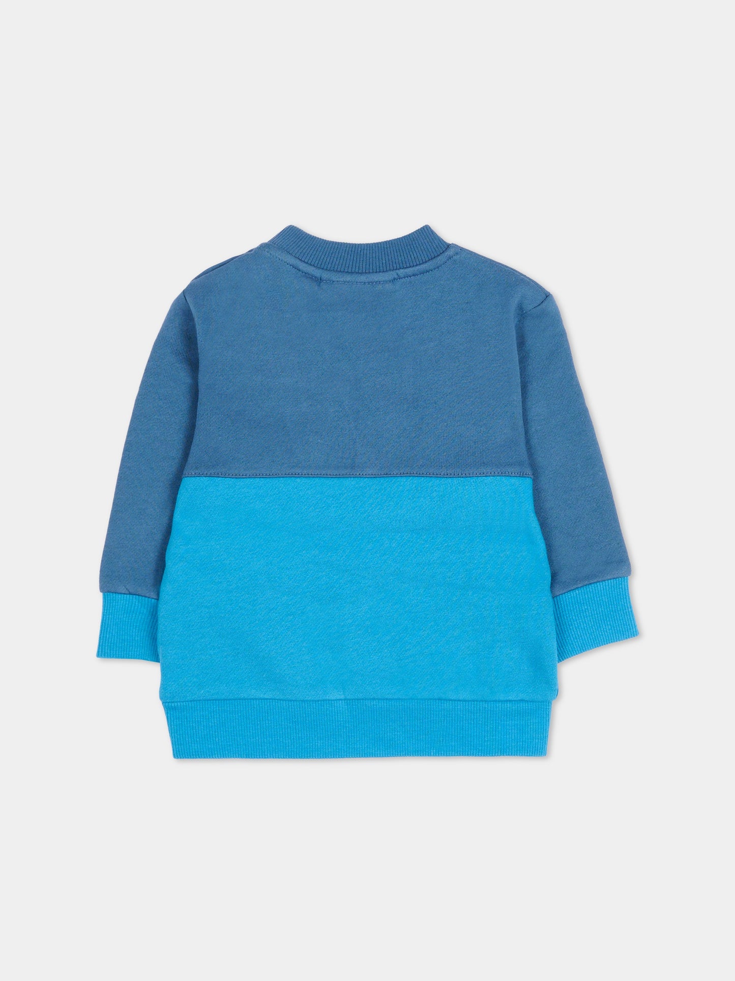 Felpa blu per neonato con logo,Timberland,T60257 827