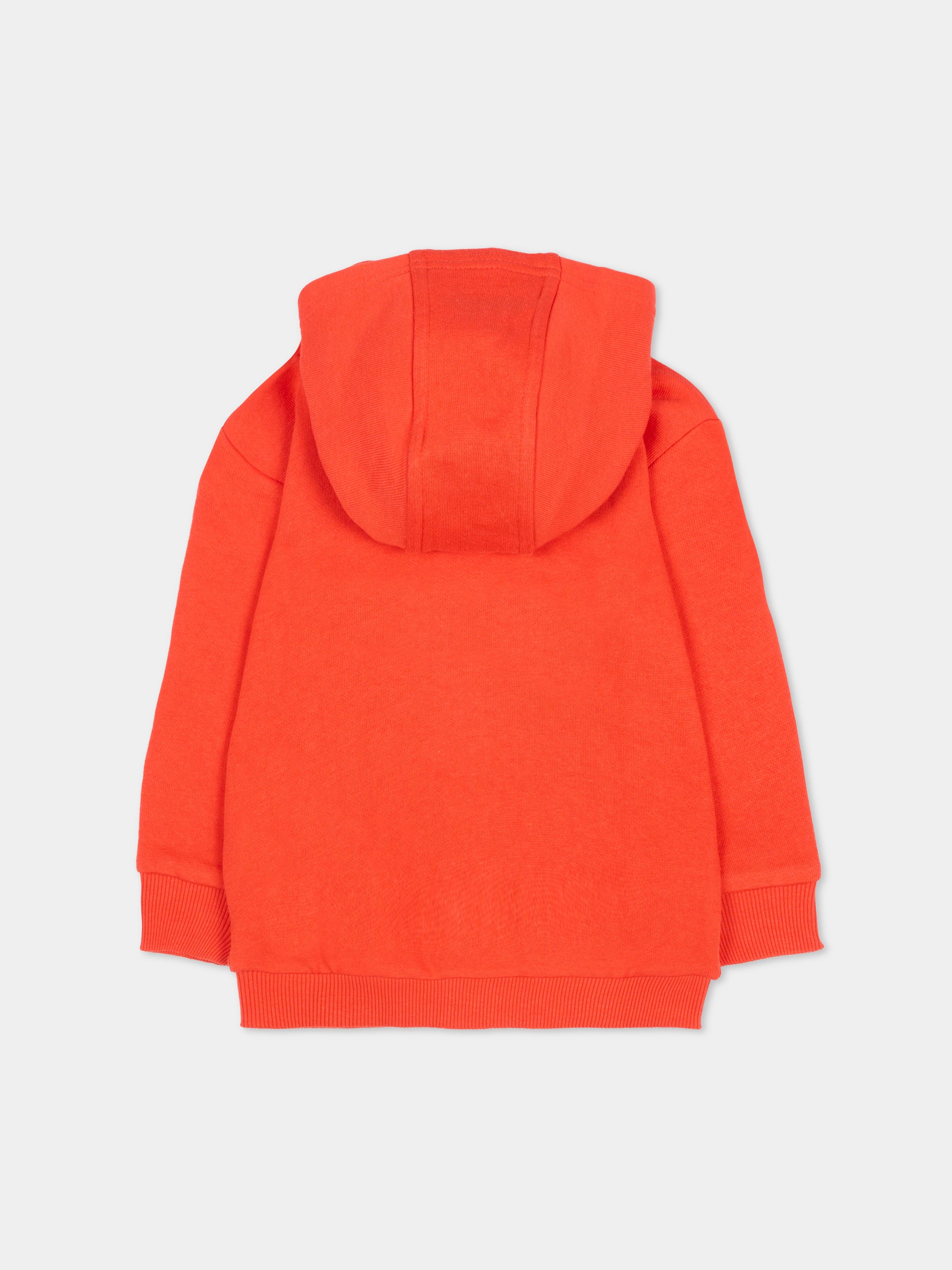 Felpa rossa per neonato con logo,Timberland,T60262 98G