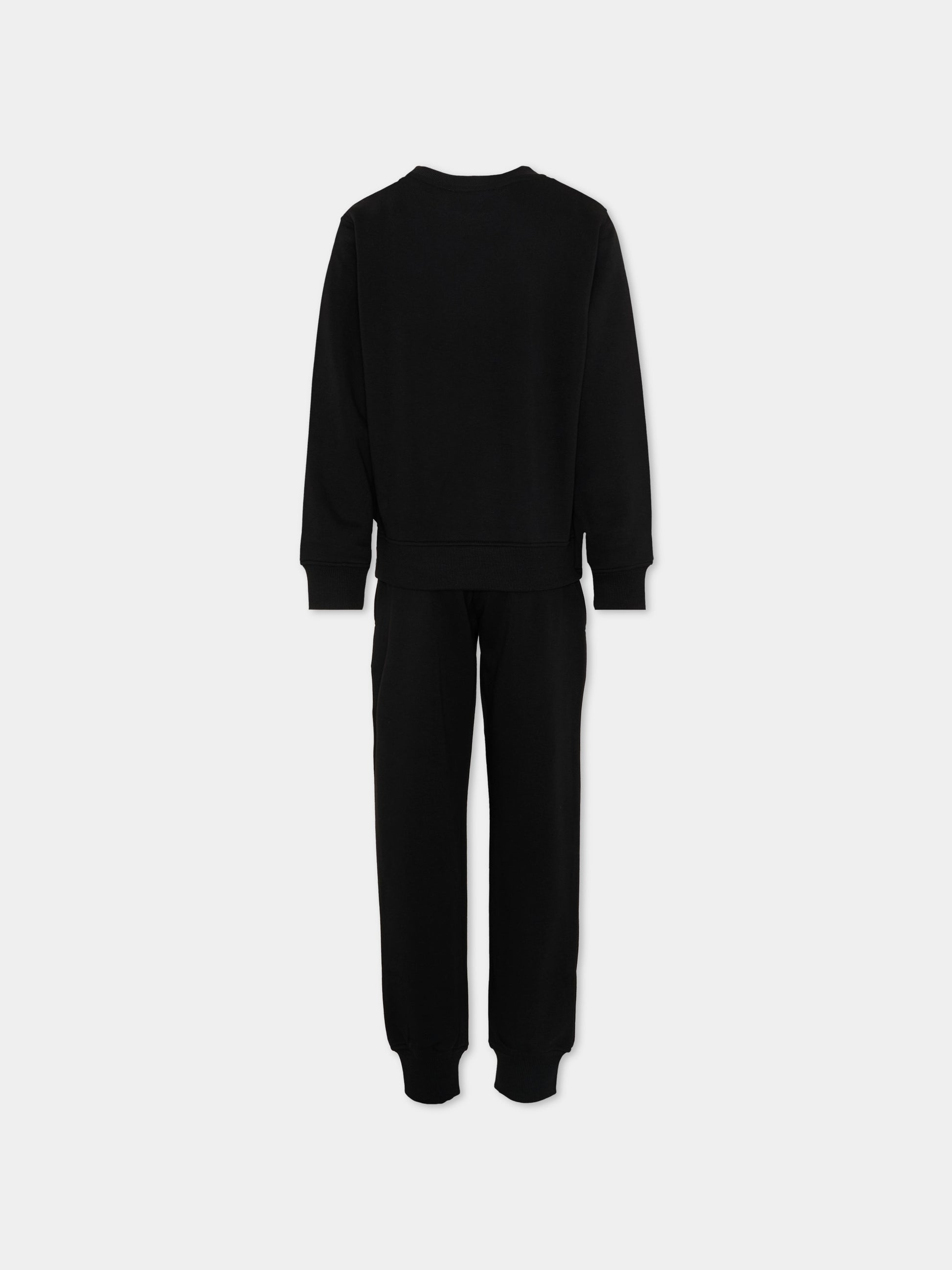 Completo sportivo nero per bambino con logo,Just Cavalli Kids,JBP26022CF BLACK