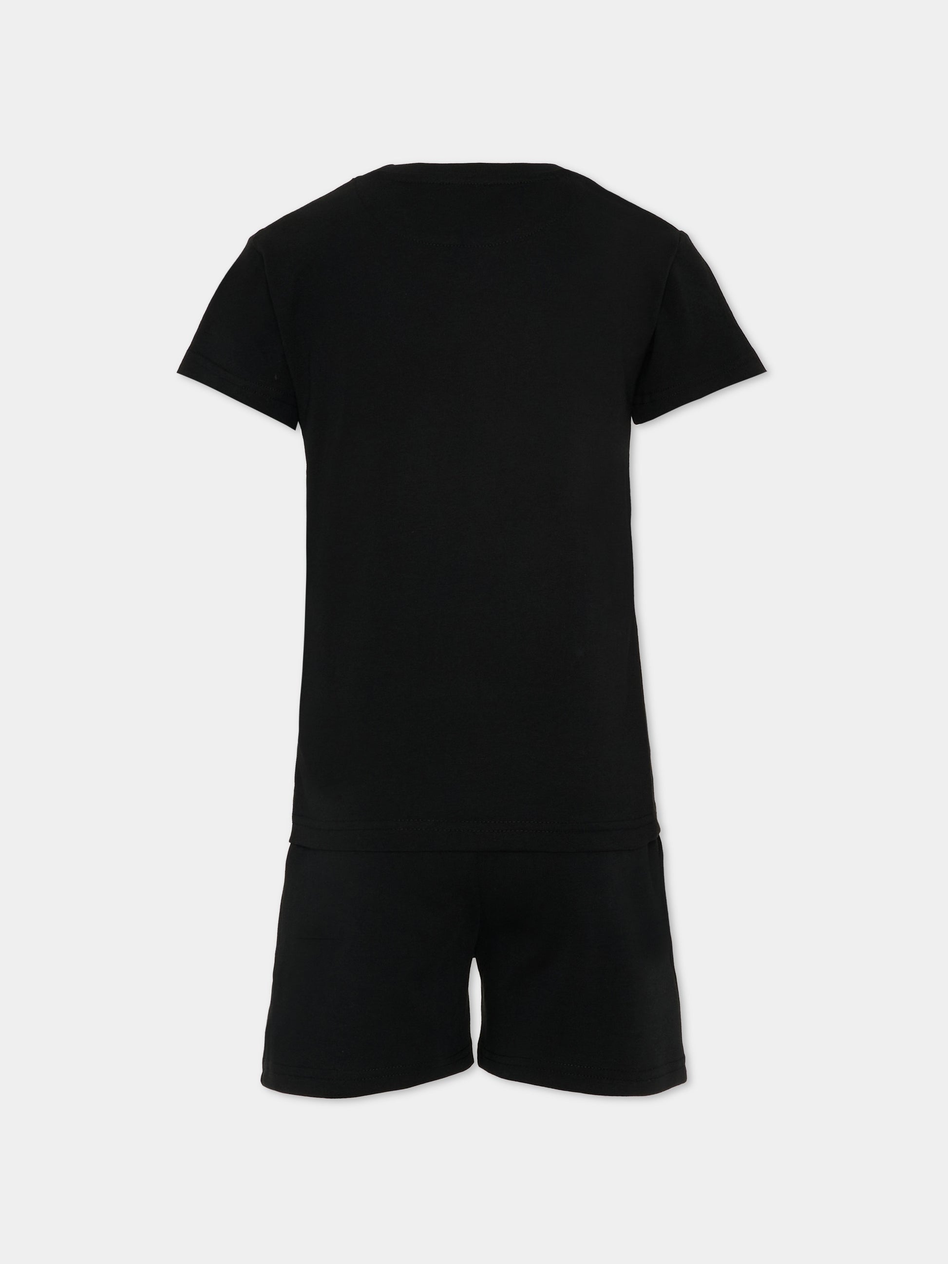 Completo sportivo nero per bambino con logo,Just Cavalli Kids,JIP26044CJ BLACK
