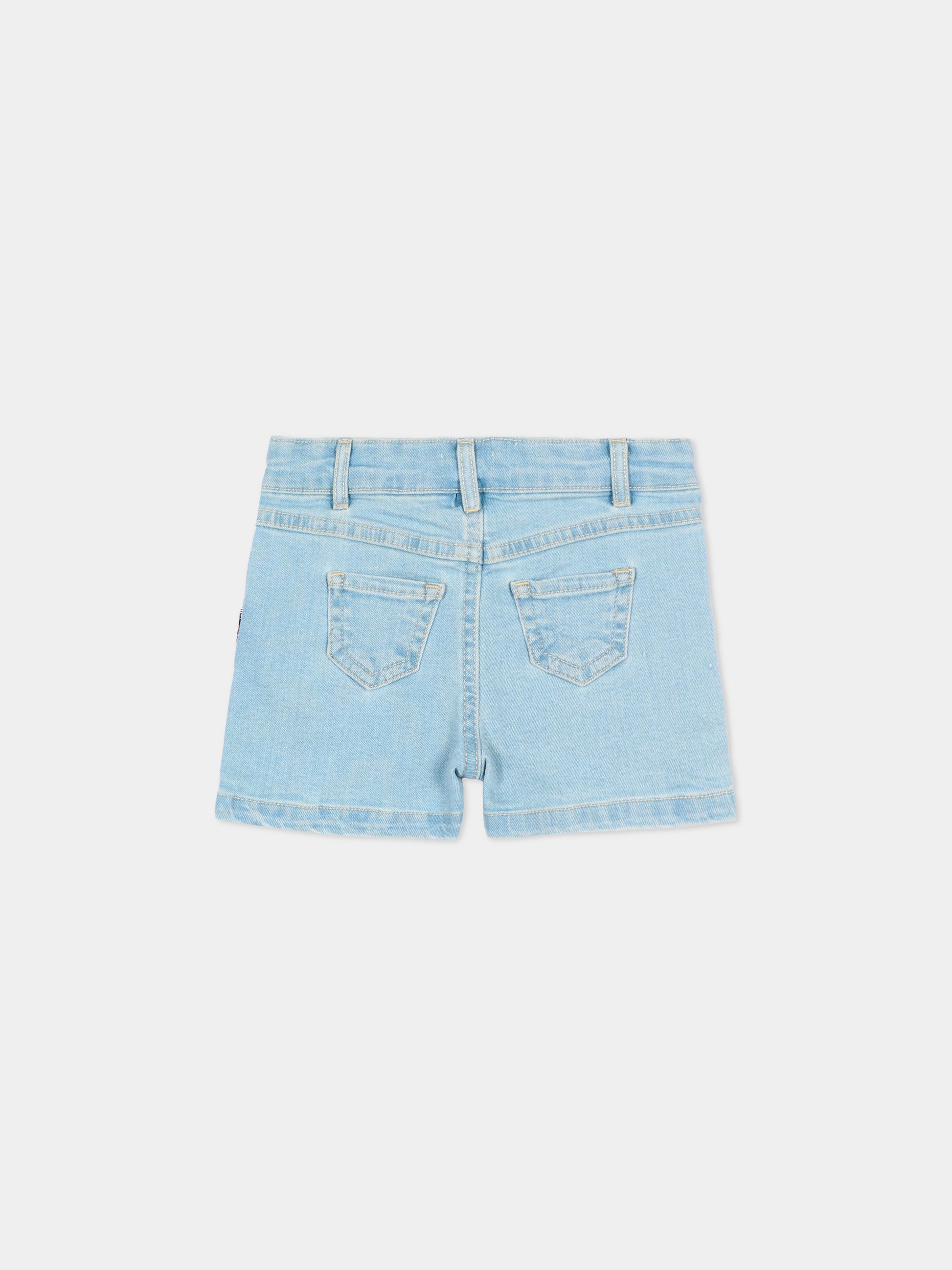Shorts denim per neonato,Just Cavalli Kids,JIP26073SH DENIM BLUE LIGHT