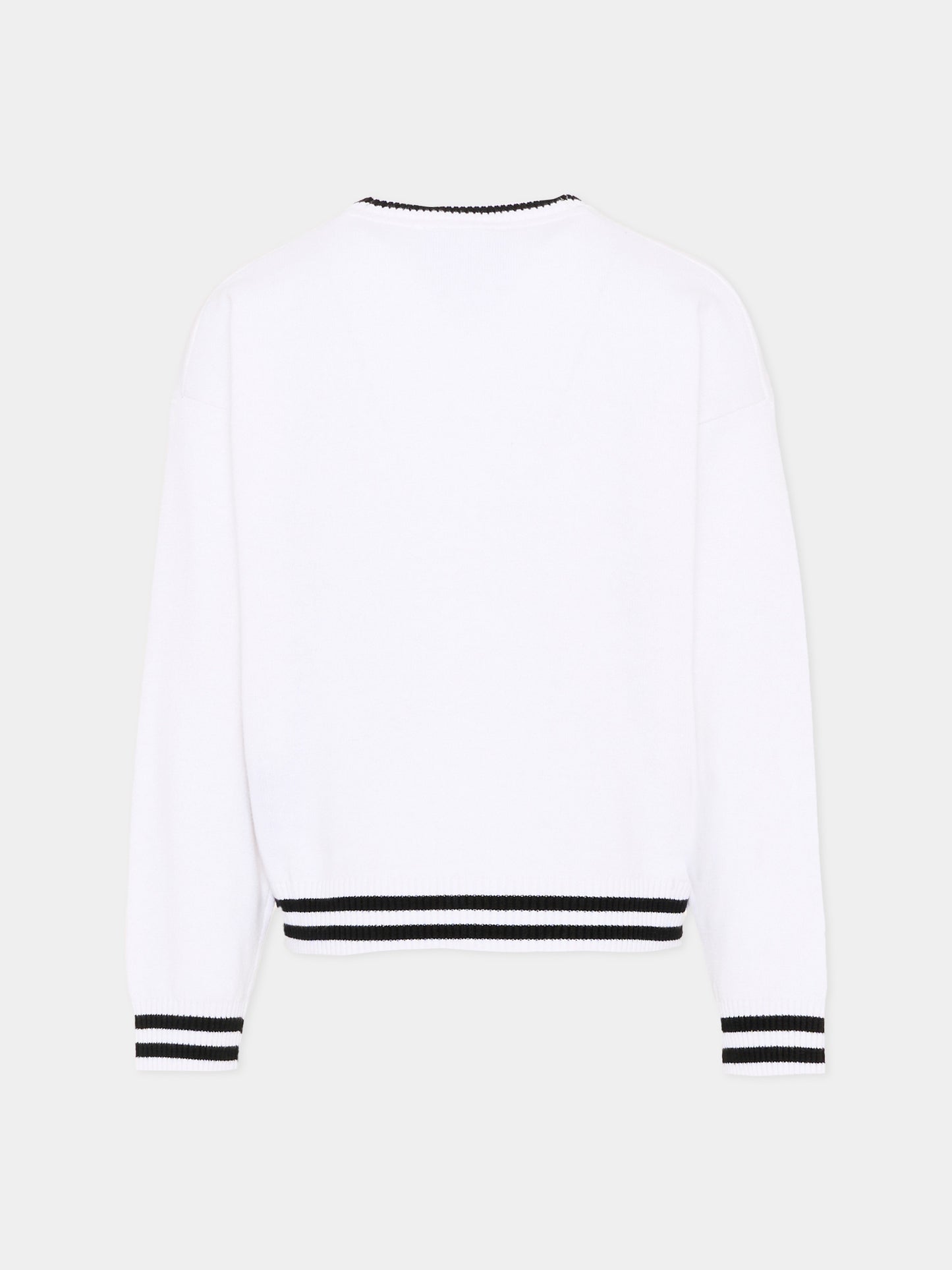 Cardigan bianco per bambino con logo,Richmond,RBP26085CD WHITE