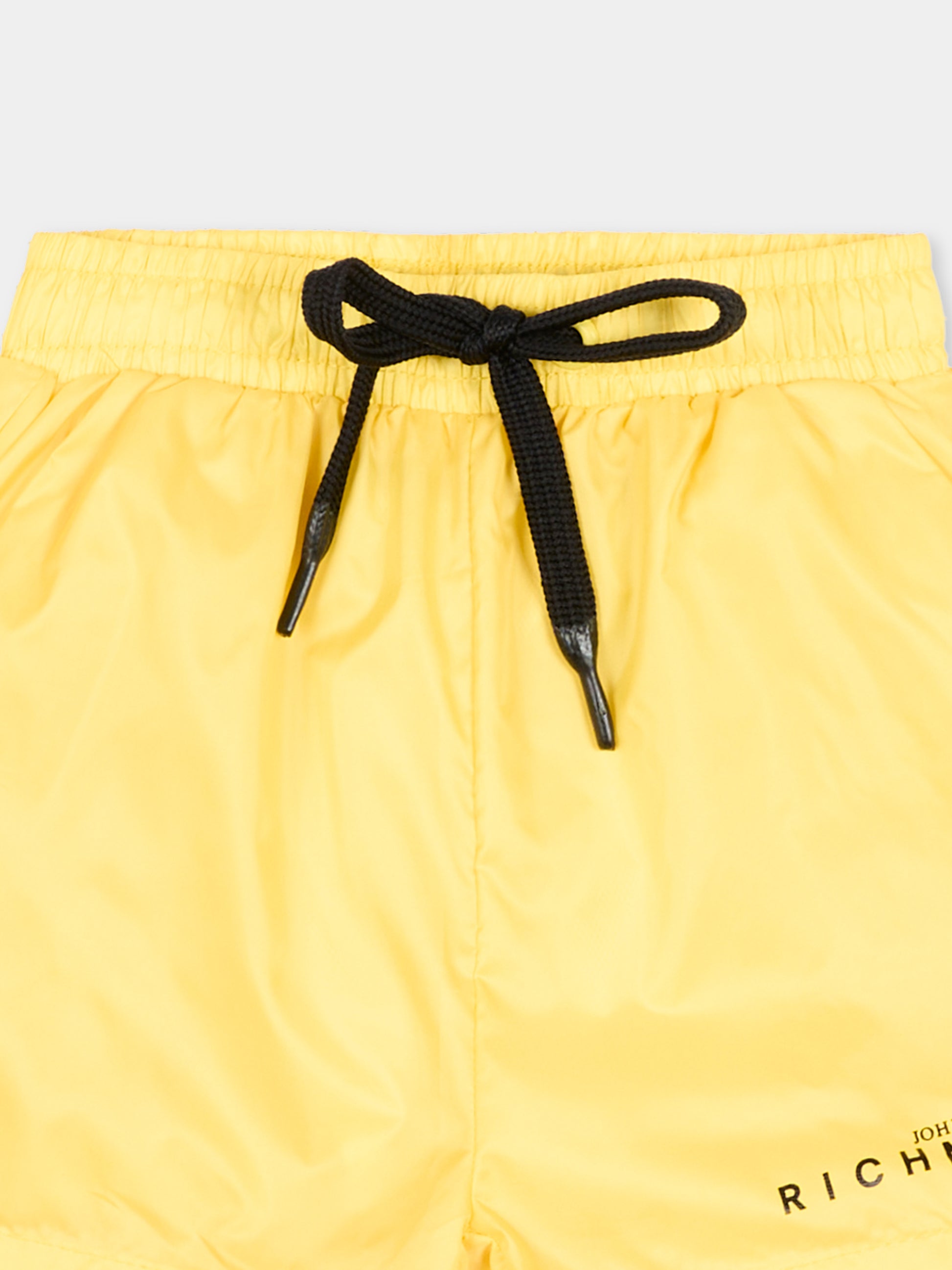 Boxer mare giallo per neonato con logo,Richmond,RIP26013CO YELLOW WAX