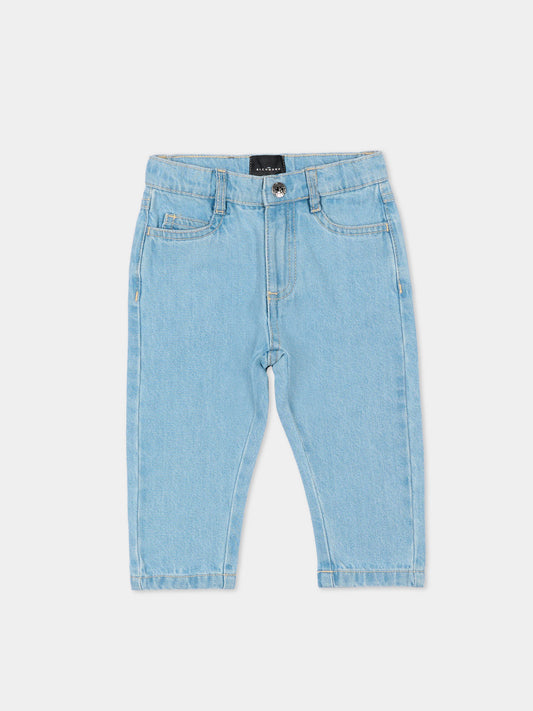 Jeans denim per neonati con logo,Richmond,RIP26024JE DENIM BLUE LIGHT