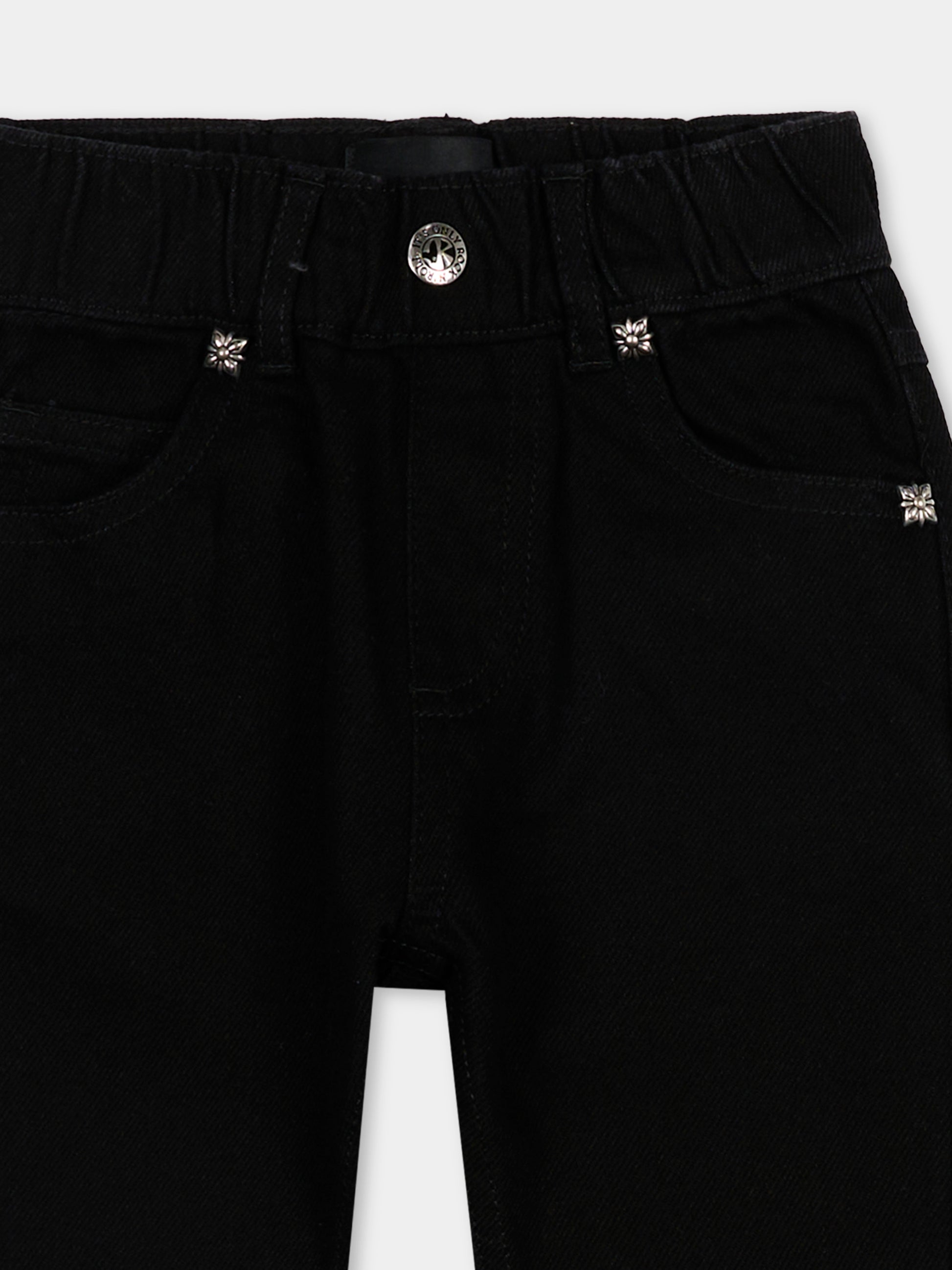 Jeans nero per neonato,Richmond,RIP26074JE BLACK