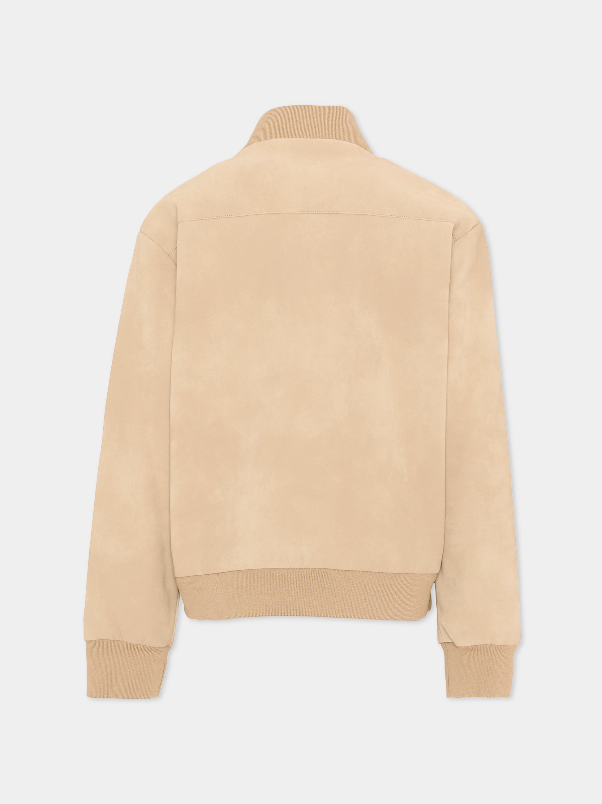 Bomber beige per bambino con levriero,Trussardi Junior,TBP26143GB BROWN INCENSE