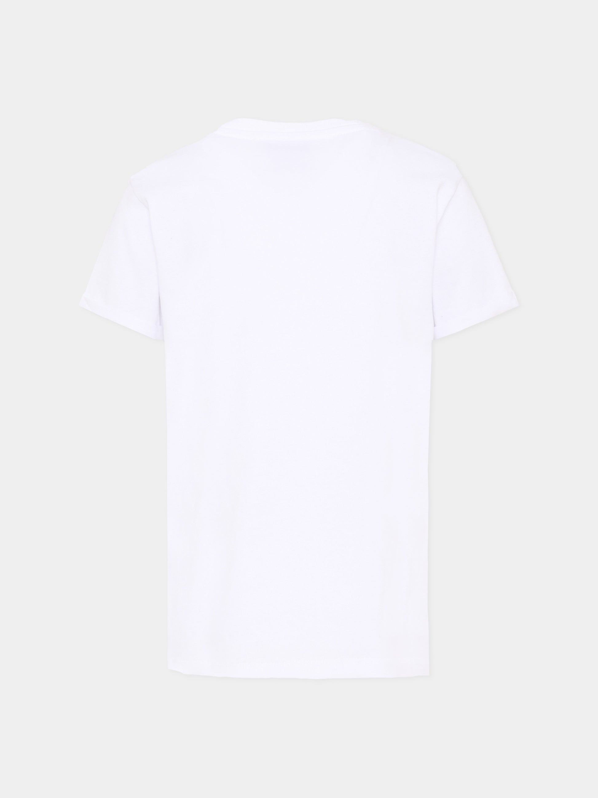 T-Shirt bianca per bambina con logo,Trussardi Junior,TGP26055TS WHITE