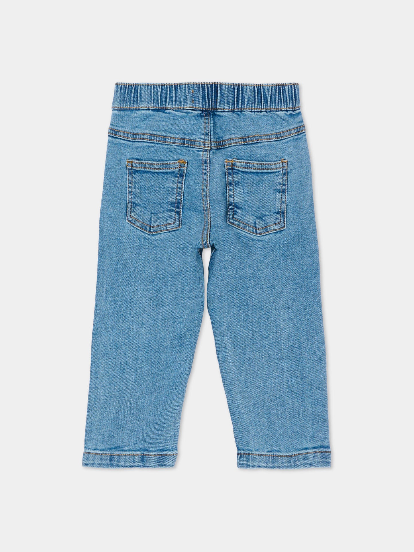 Jeans denim per neonata,Trussardi Junior,TIP26015JE DENIM BLUE MEDIUM