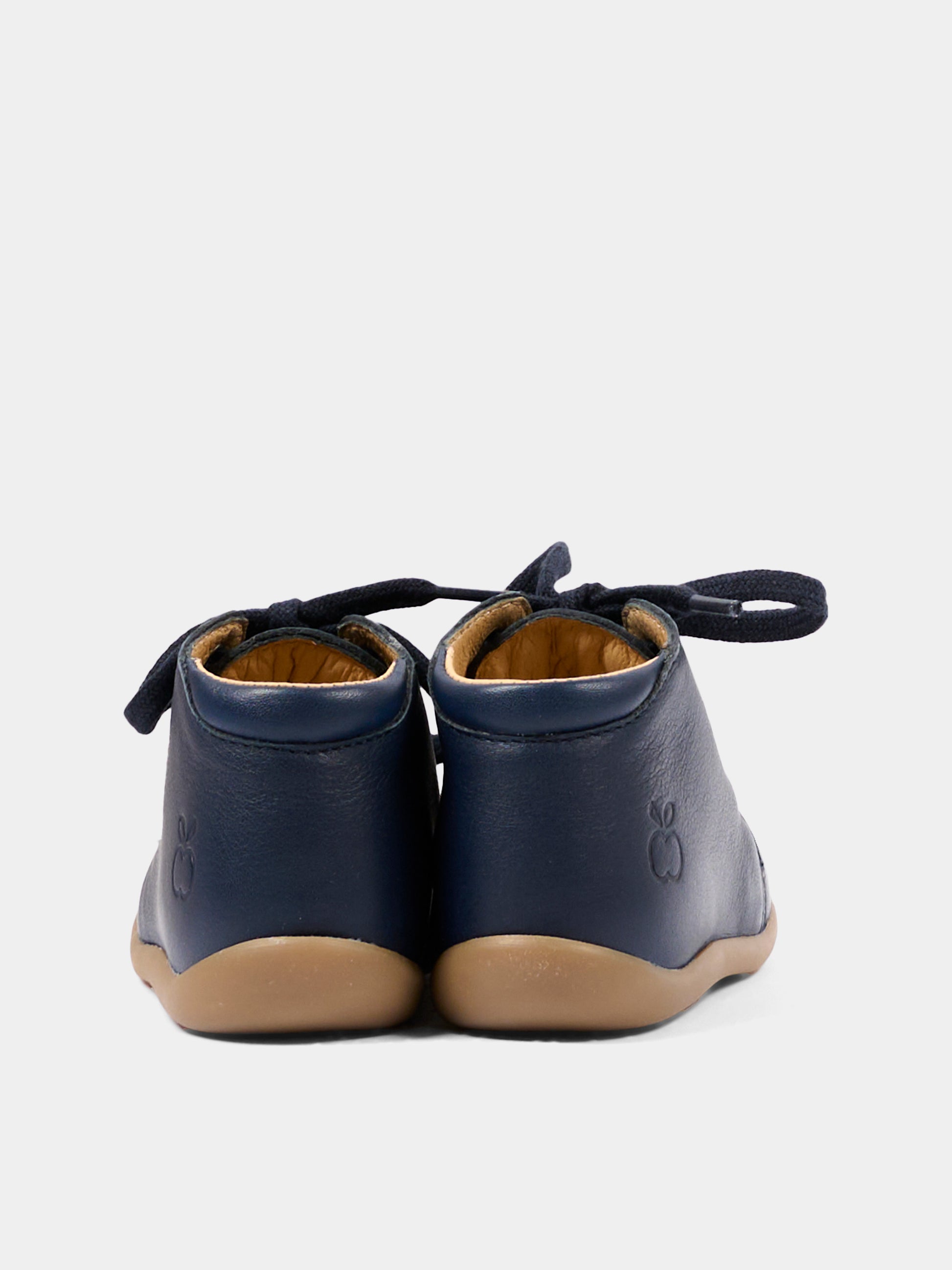 Stringata blu Stand Up Bottine per bambino,Pom D'api,U 1 AA NA04 04 MARINE