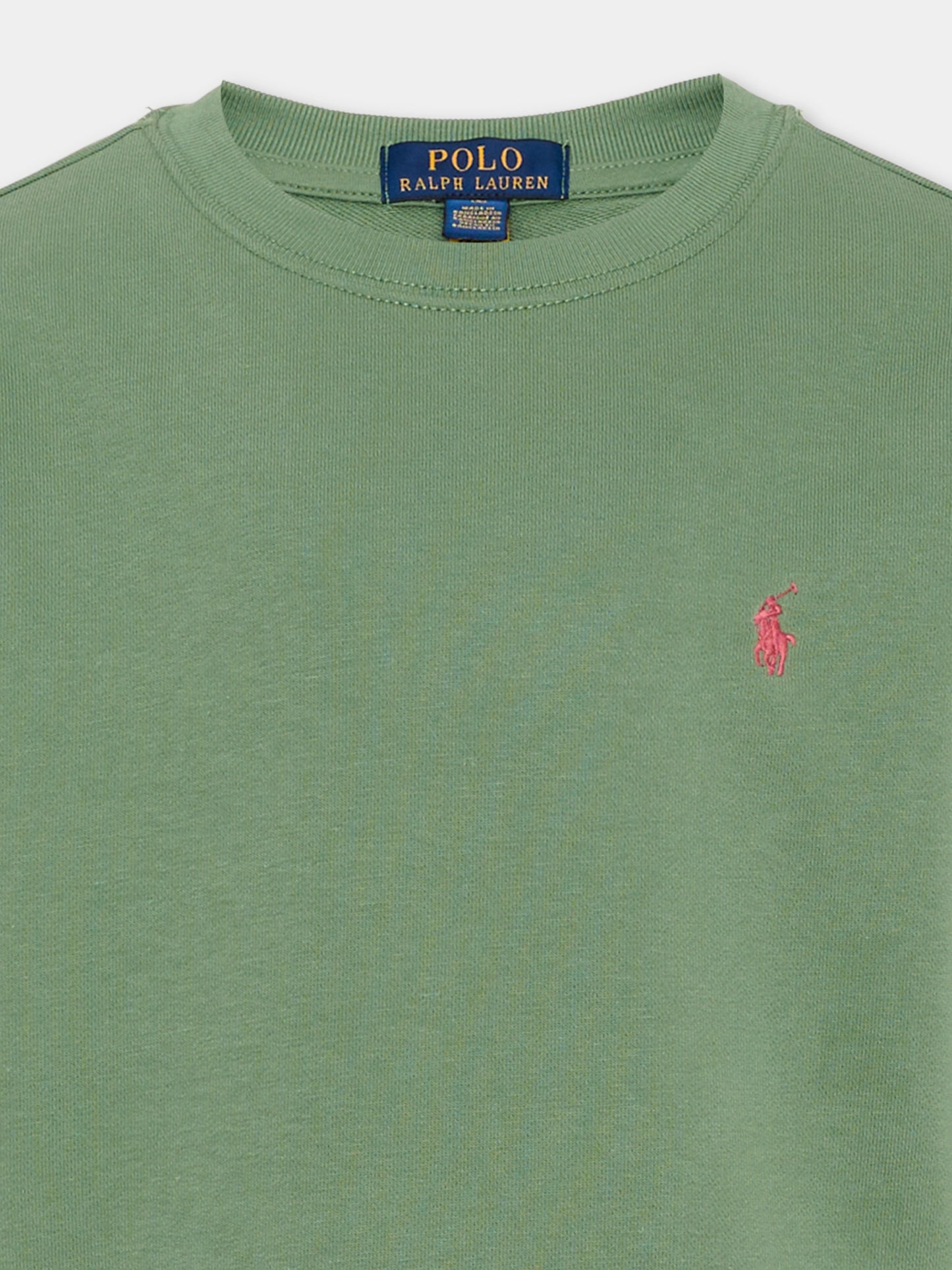 Felpa verde per bambino con Pony,Ralph Lauren Kids,971277501