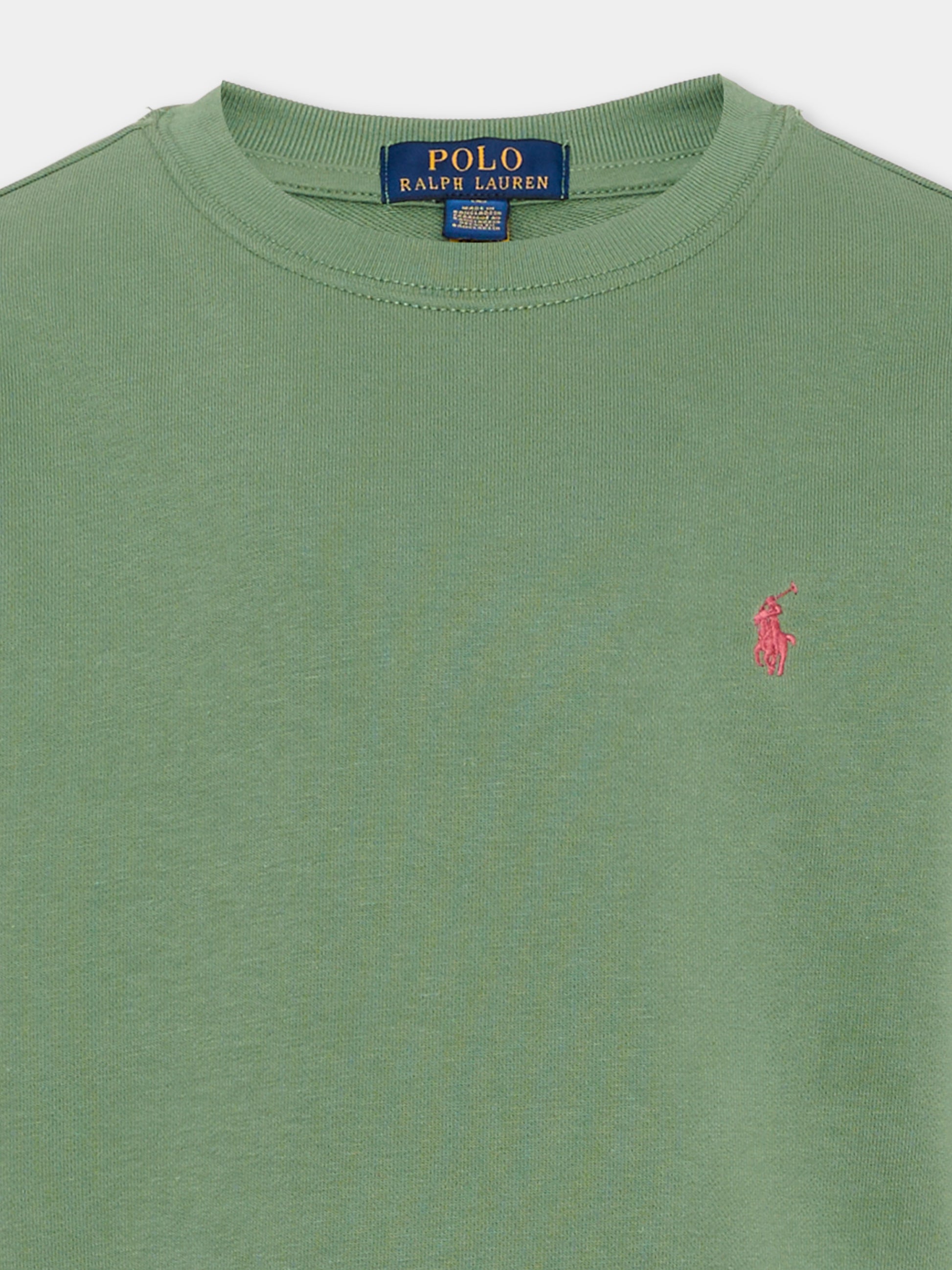 Felpa verde per bambino con Pony,Ralph Lauren Kids,971277501