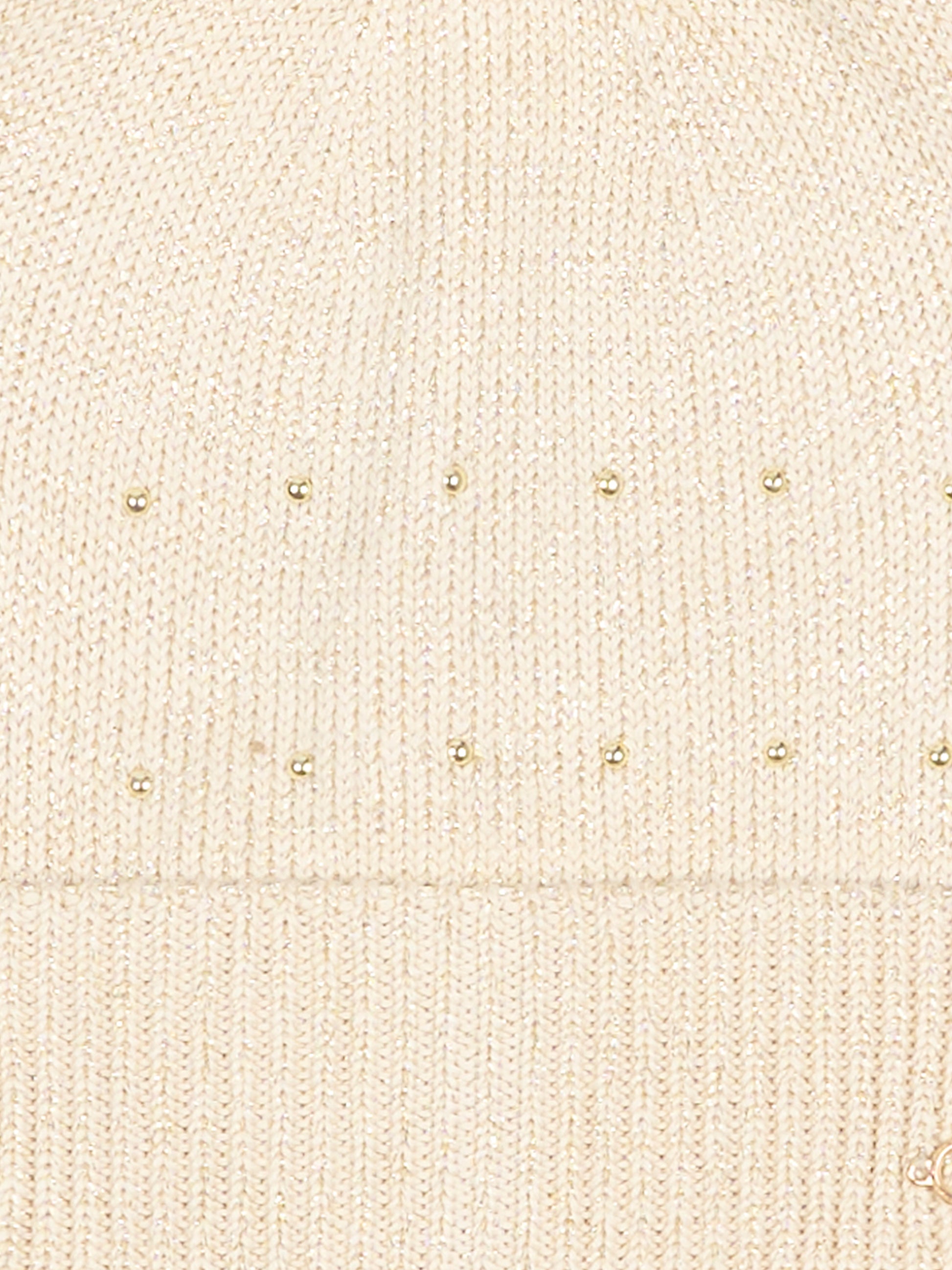 Berretto oro per bambina con logo,Michael Kors,R30518 Z99