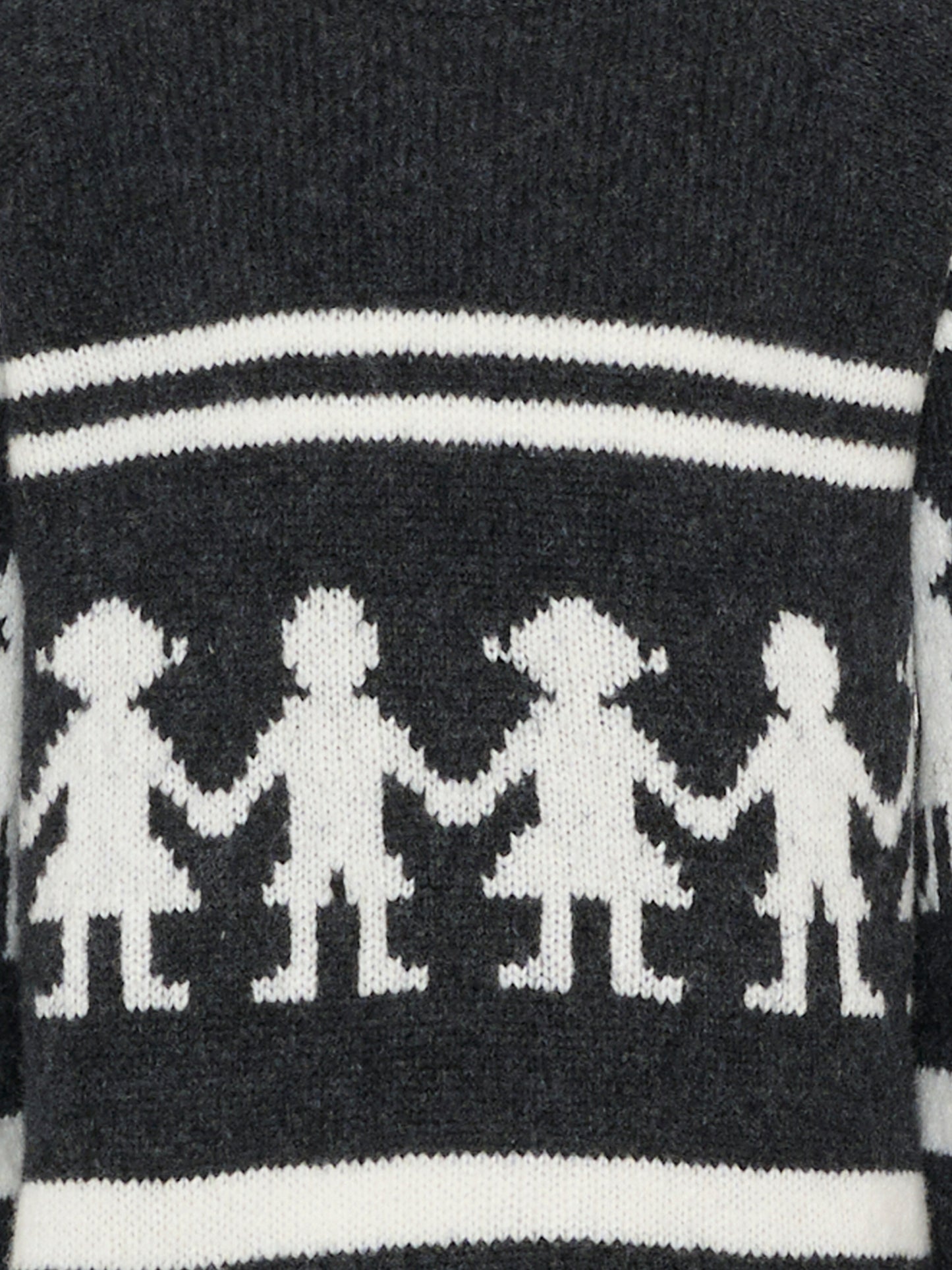 Maglione grigio per bambini con motivo jacquard,Douuod Kids,DX9P10 W0222 811AV