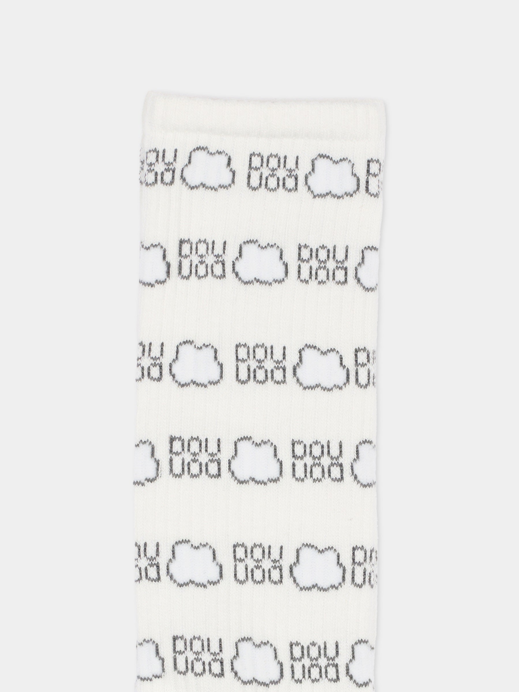 Calze avorio per bambini con nuvole,Douuod X Coccolebimbi,CALZINO DOUUOD X CB