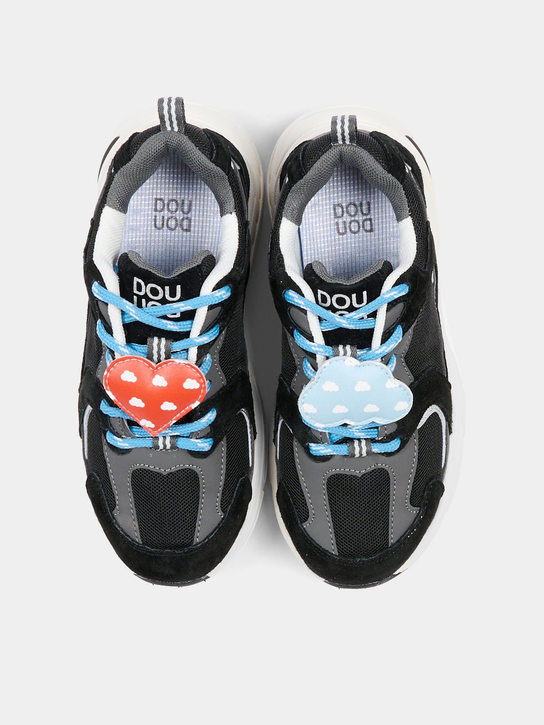 Sneakers nere per bambini con charms,Douuod Kids X Coccolebimbi,28-GIBA485