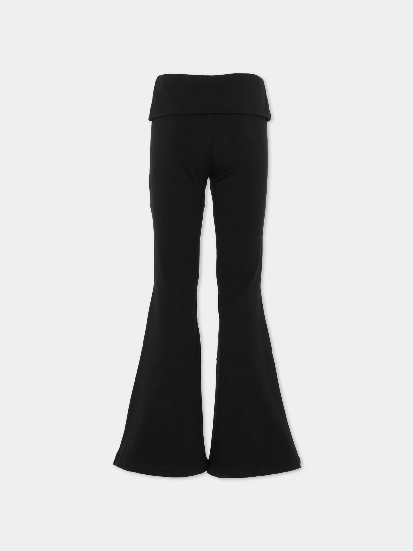 Leggings neri per bambina con logo,Barrow,F5BKJGLG191 110