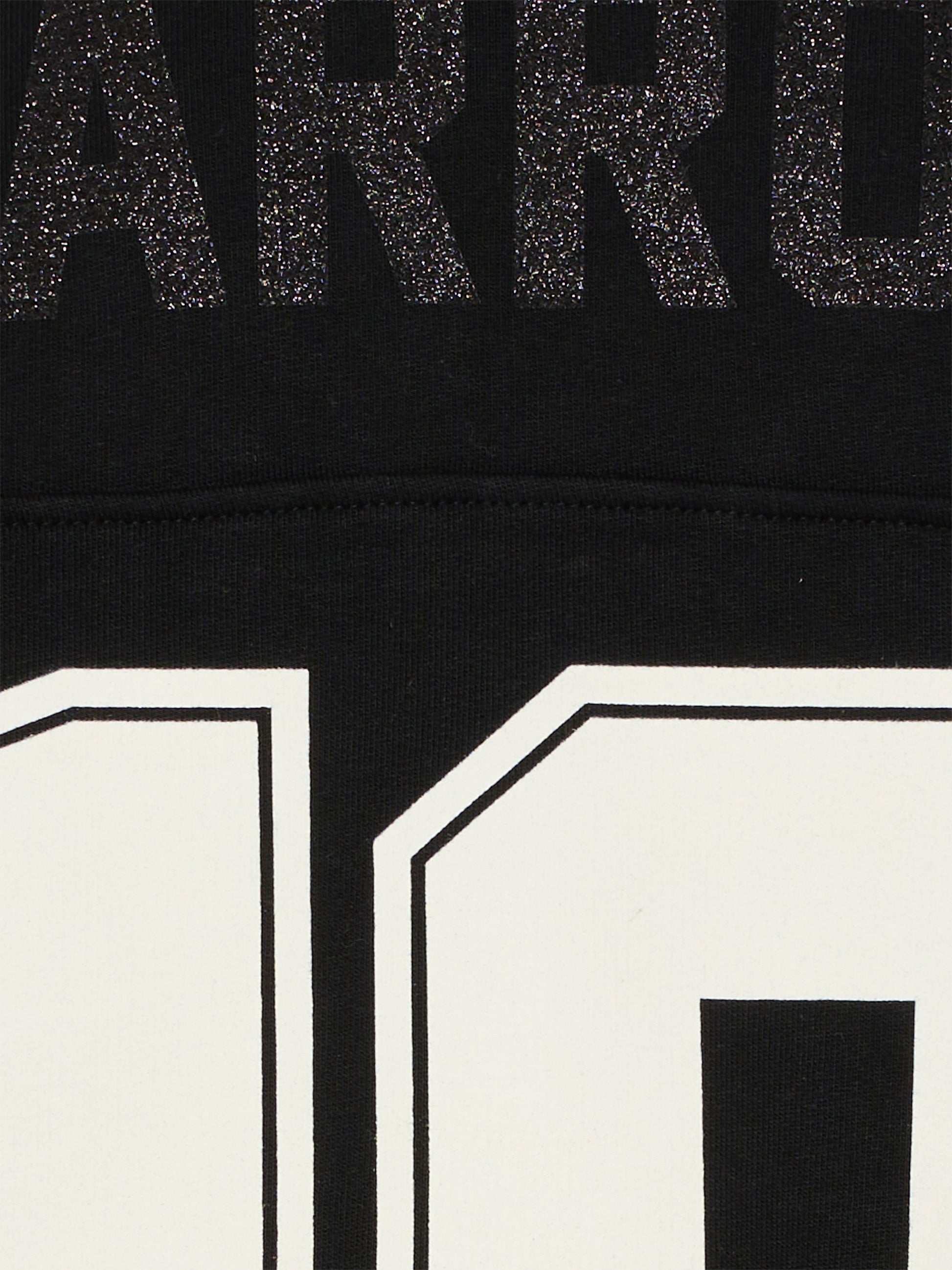 Felpa nera per bambina con logo e stelle,Barrow,F5BKJGSW194 110