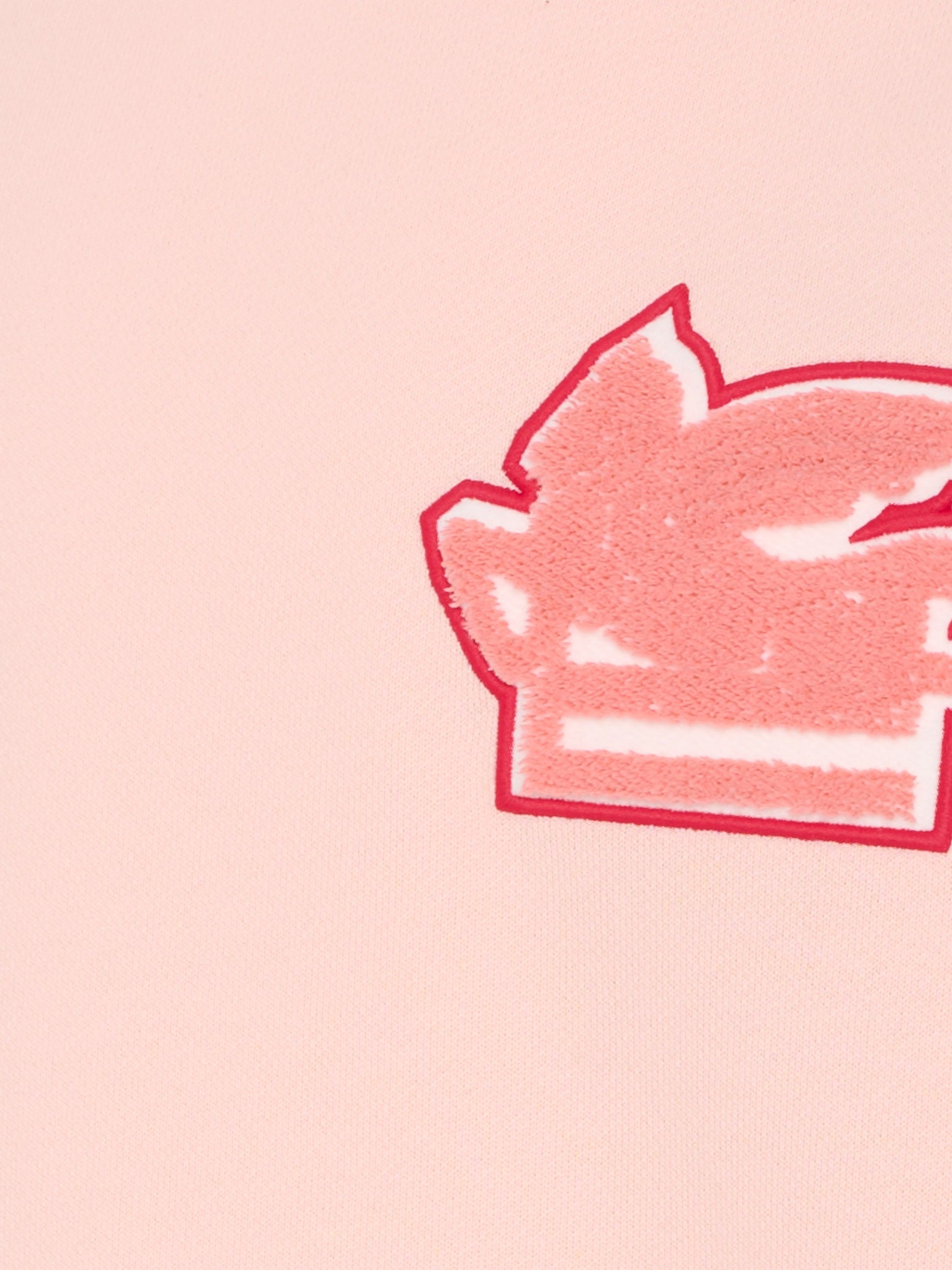 Felpa rosa con Pegaso per bambina,Etro,GX4P40 Z3183 503